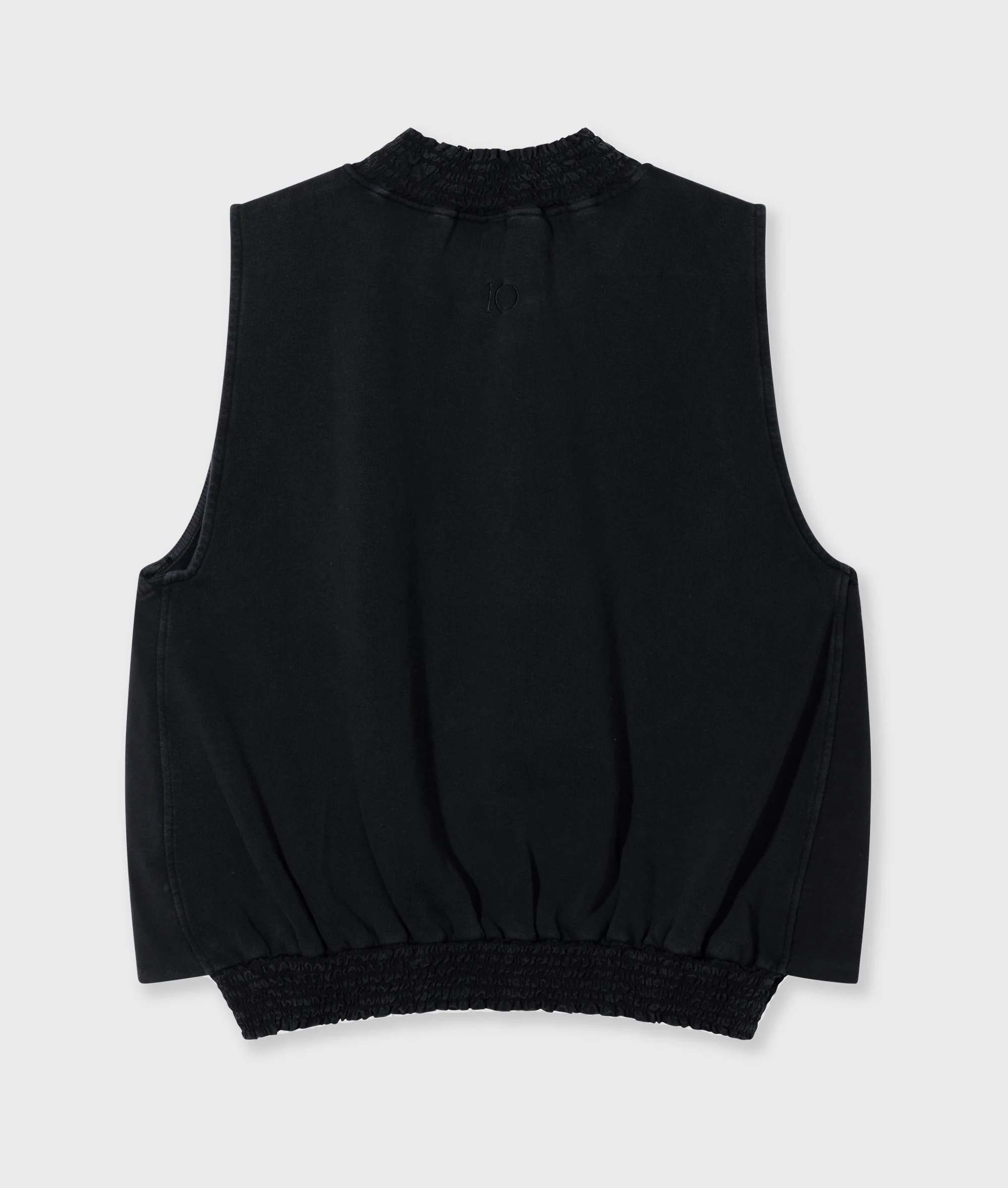 smocked top | dark charcoal - Image 7
