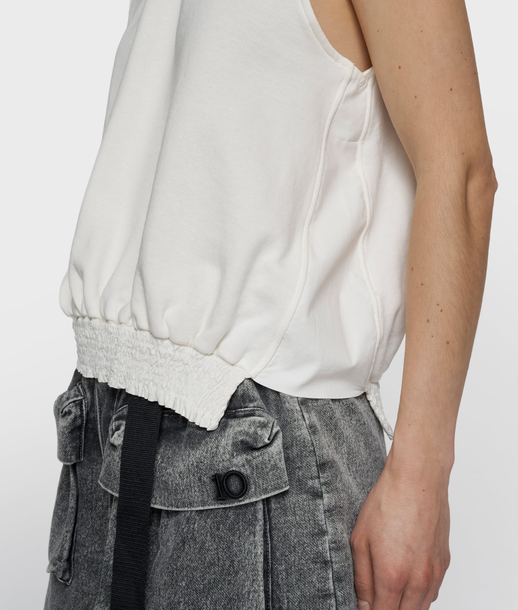 smocked top | ecru - Image 5