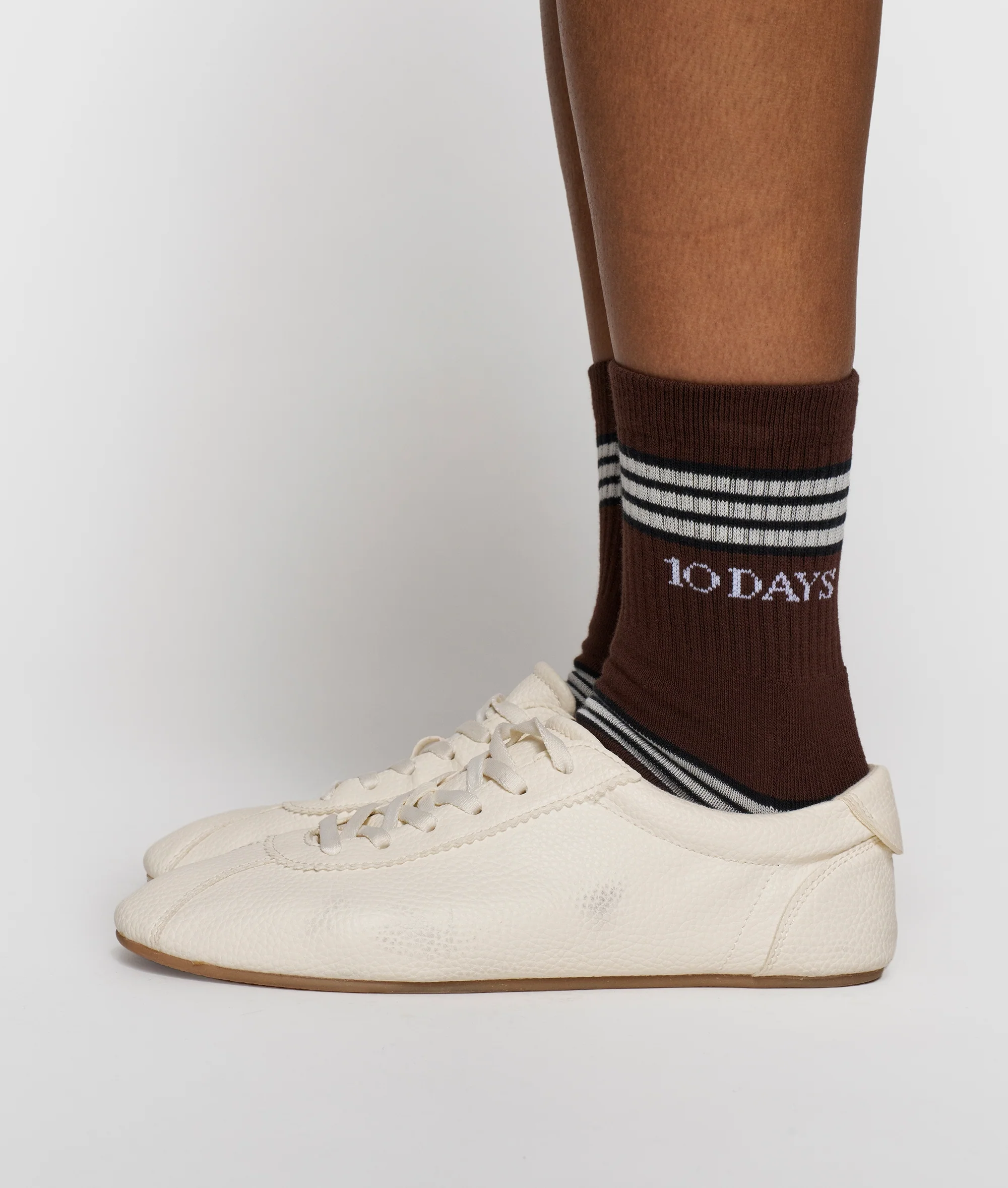 socks stripes | deep brown - Image 4