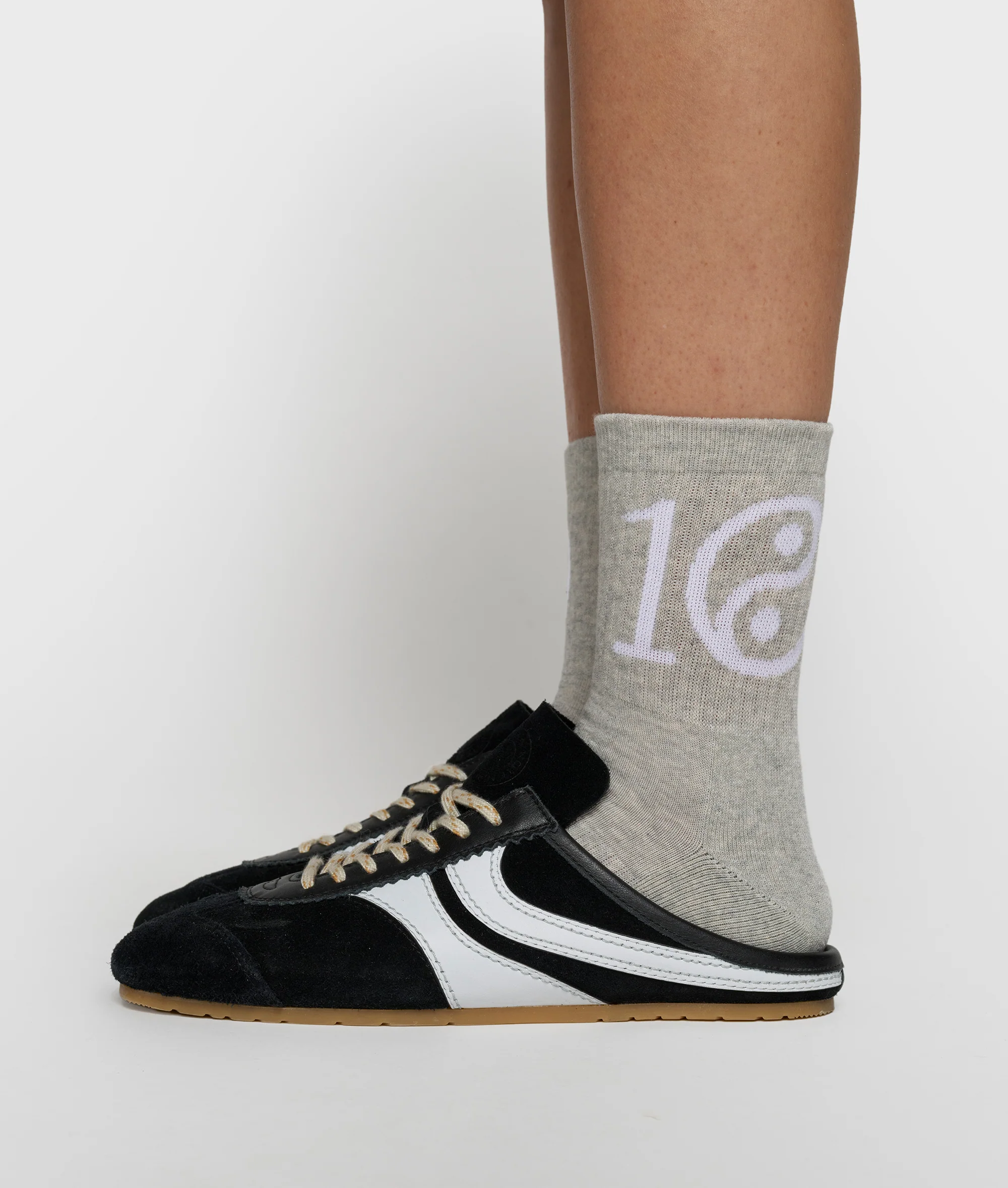 socks yin yang | light grey melee - Image 4