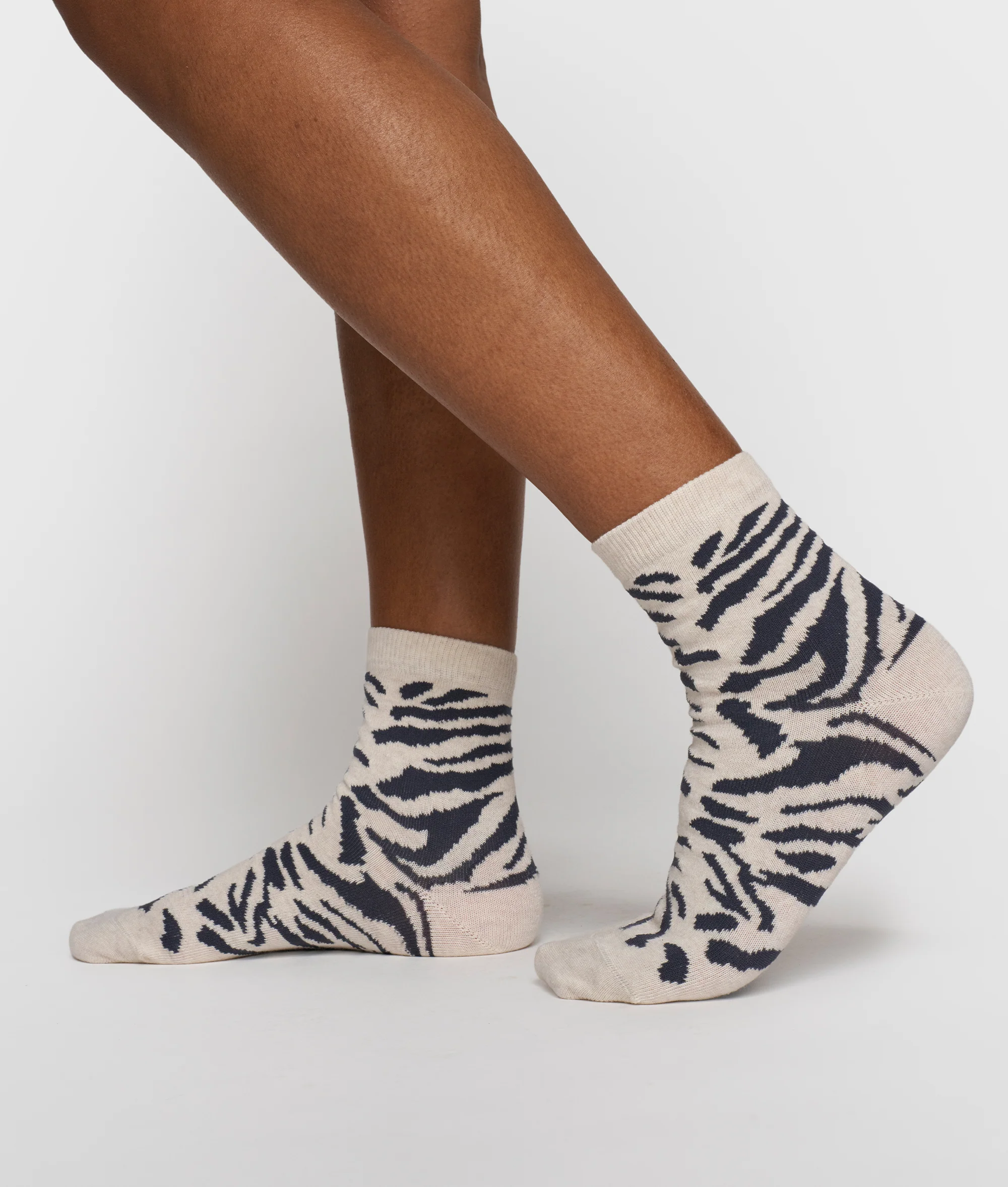 socks zebra | soft white melee - Image 2