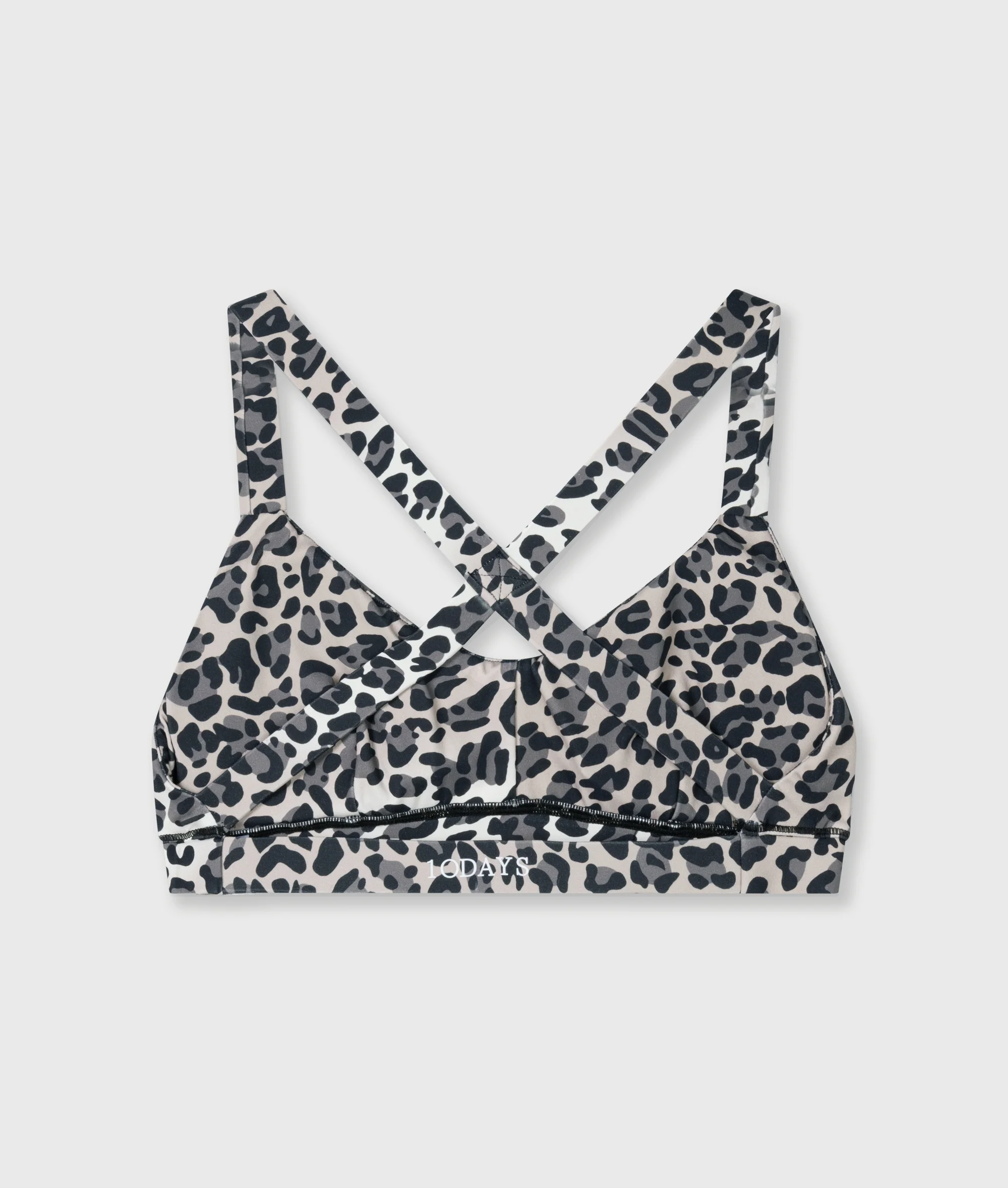 sporty bra leopard | ecru - Image 7