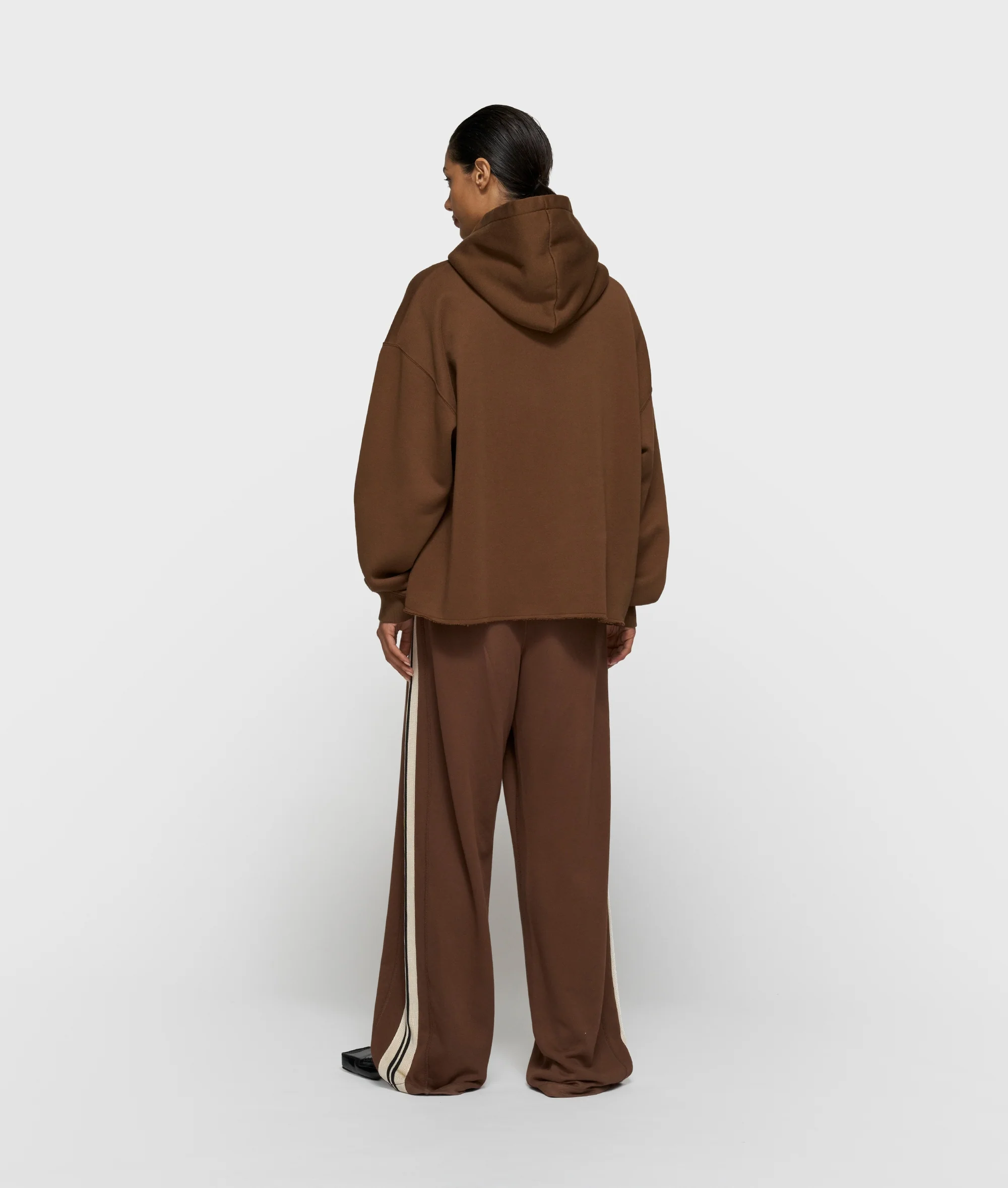statement hoodie | dark truffle - Image 4