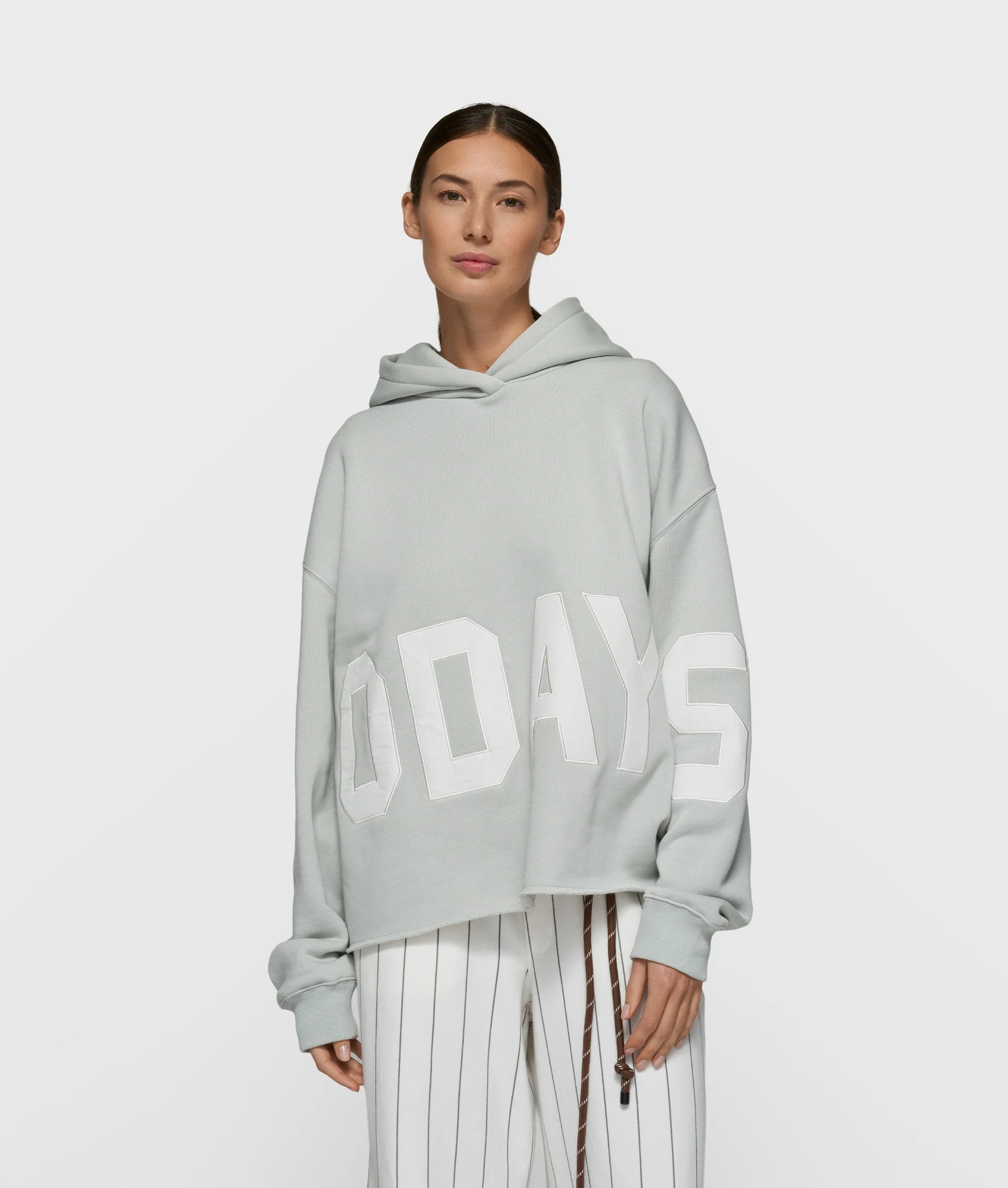 statement logo hoodie | clean blue