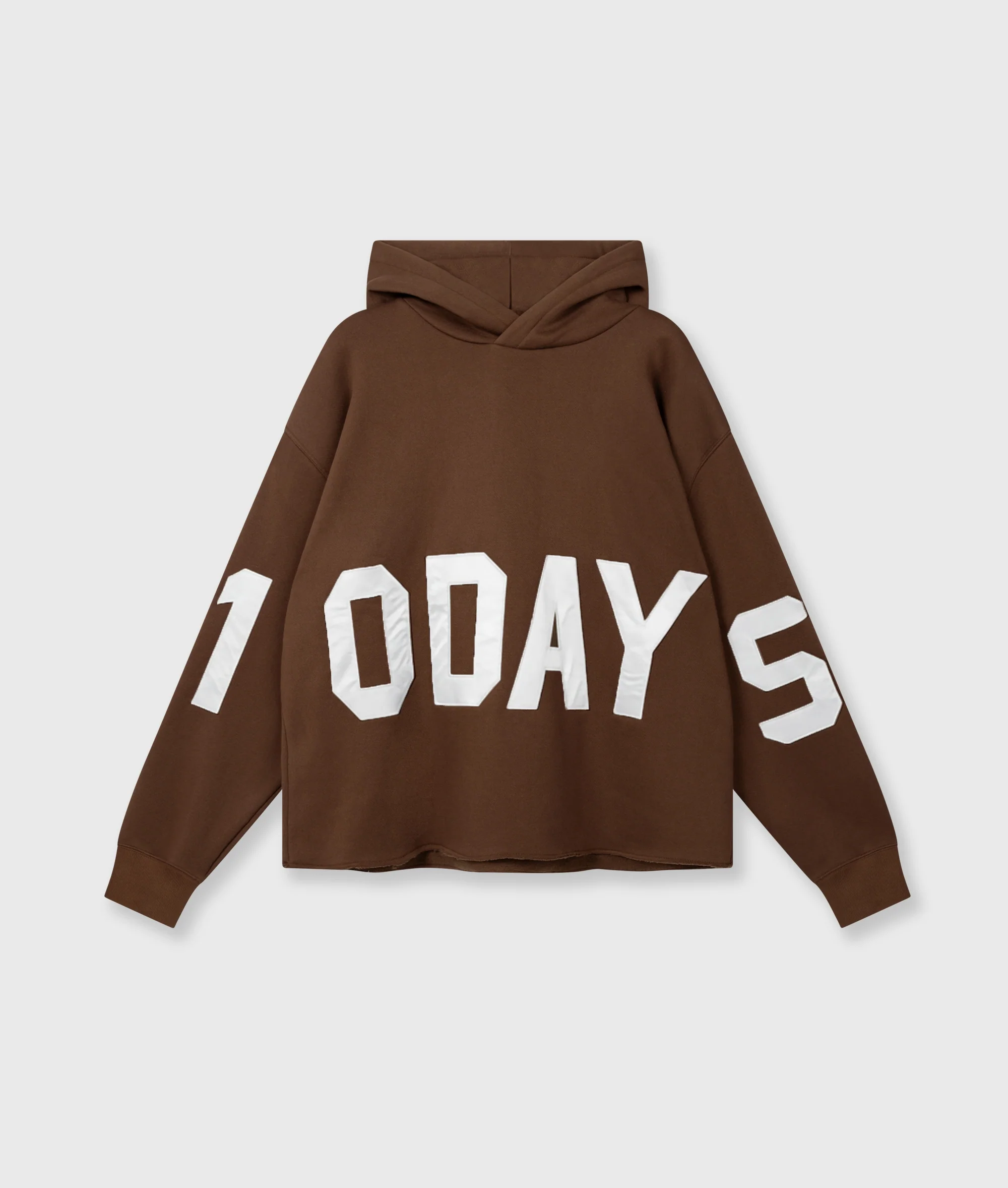 statement logo hoodie | dark truffle - Image 5