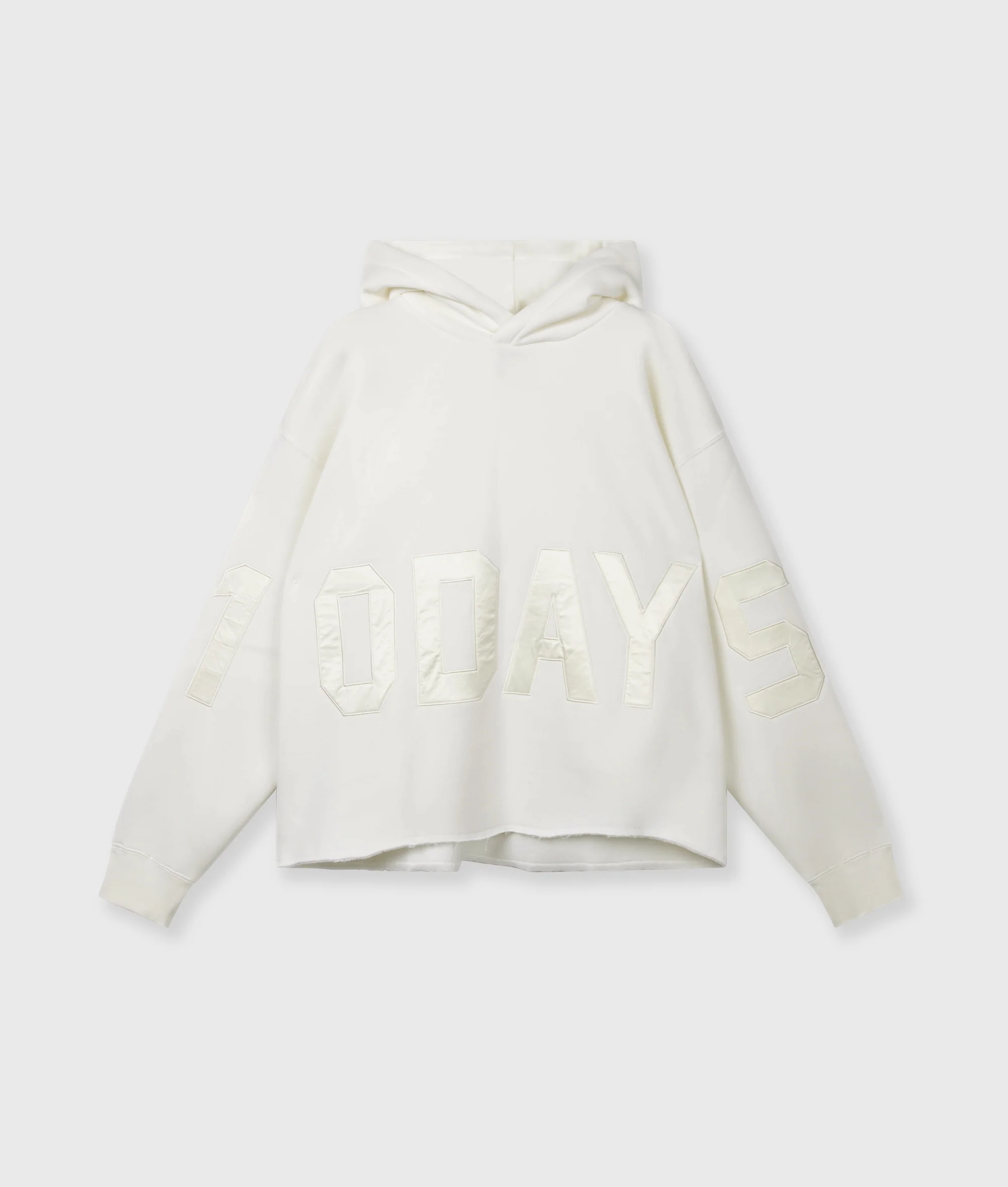 statement logo hoodie | ecru - Image 5
