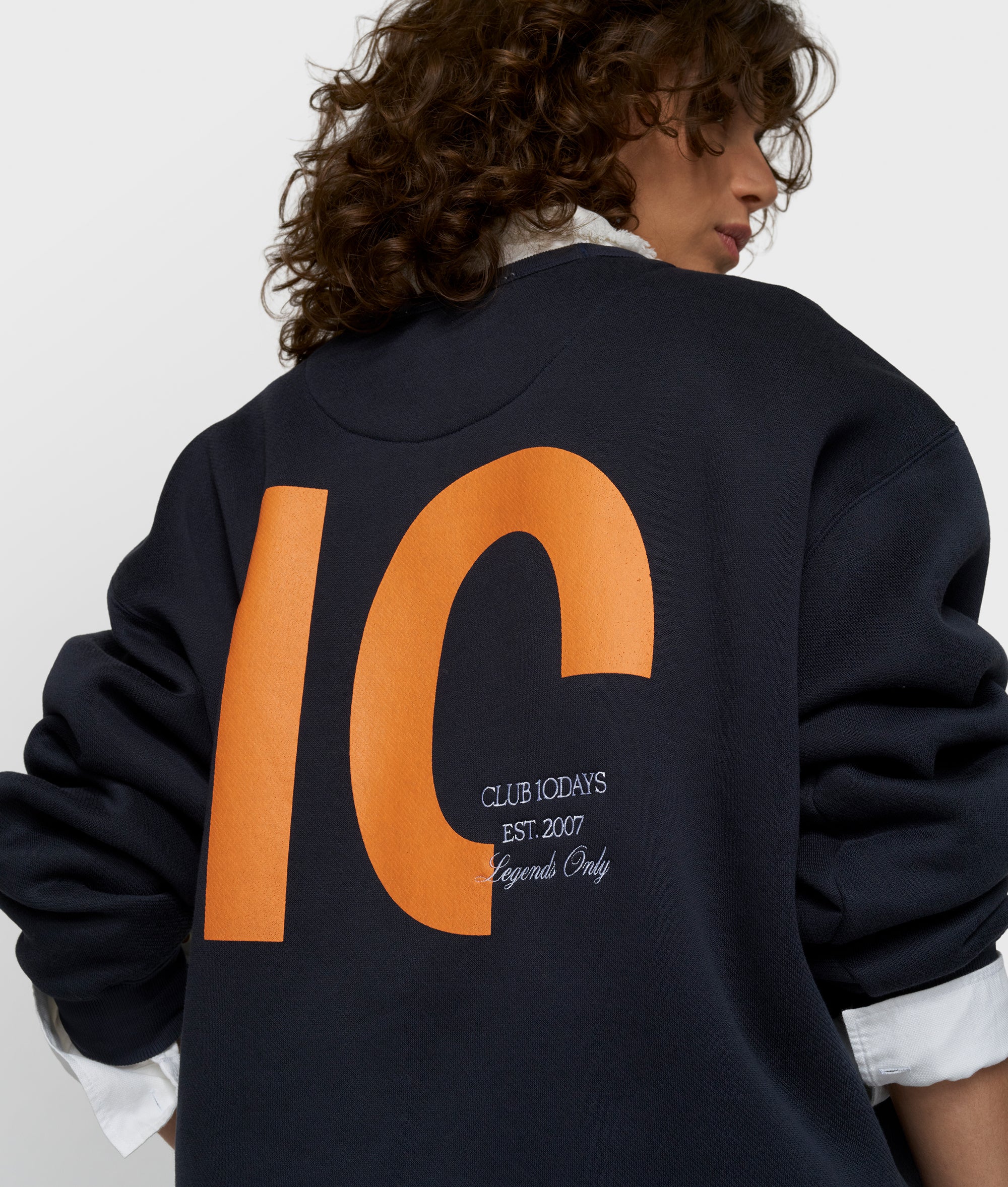 statement sweater | dark blue - Image 2