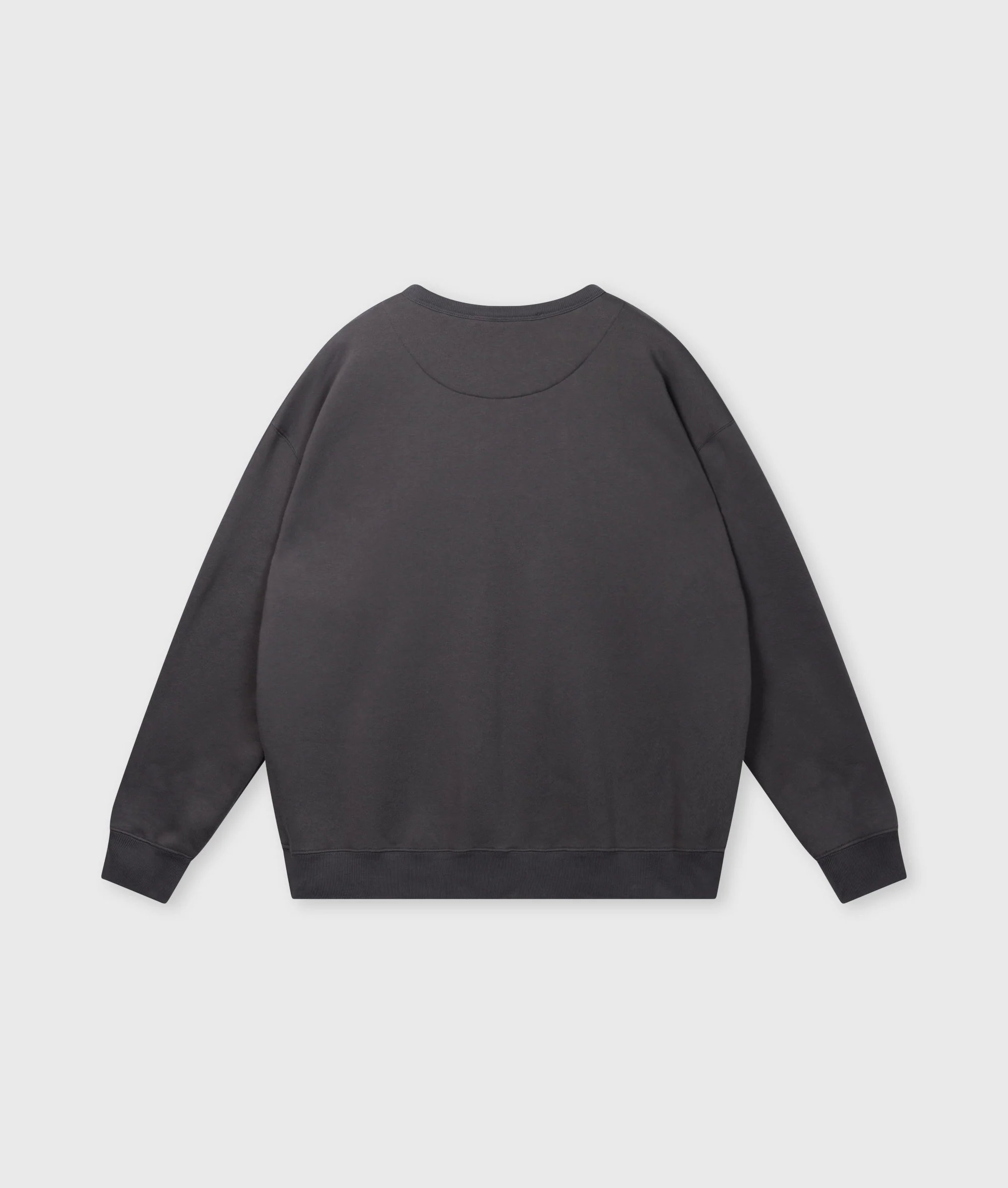 statement sweater logo | steel blue - Image 7