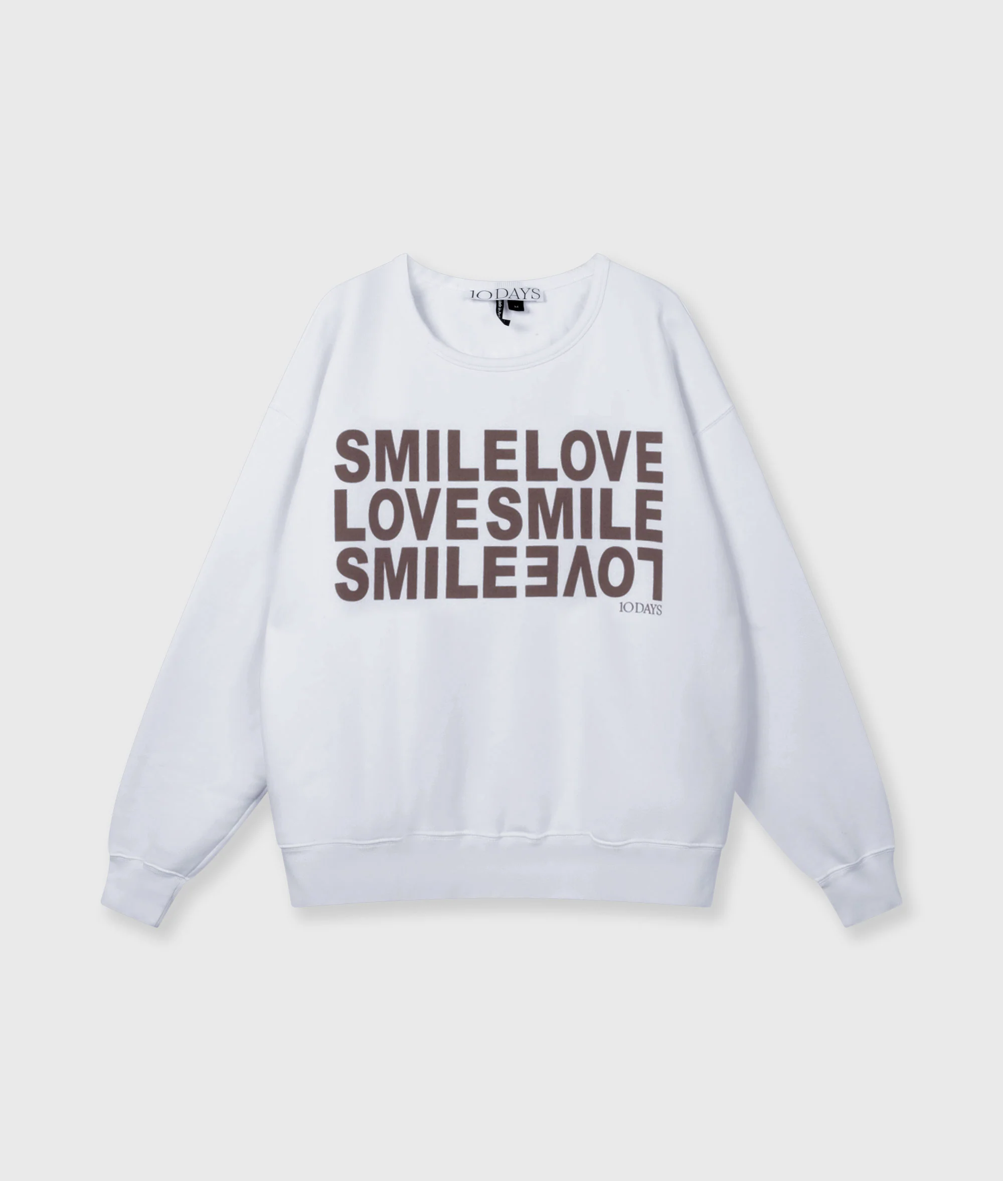 statement sweater smile | white - Image 6