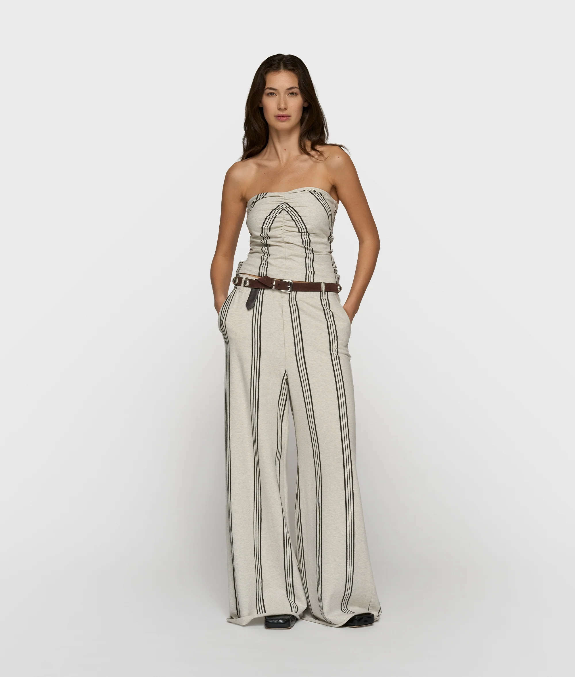 strapless top stripes | soft white melee - Image 3