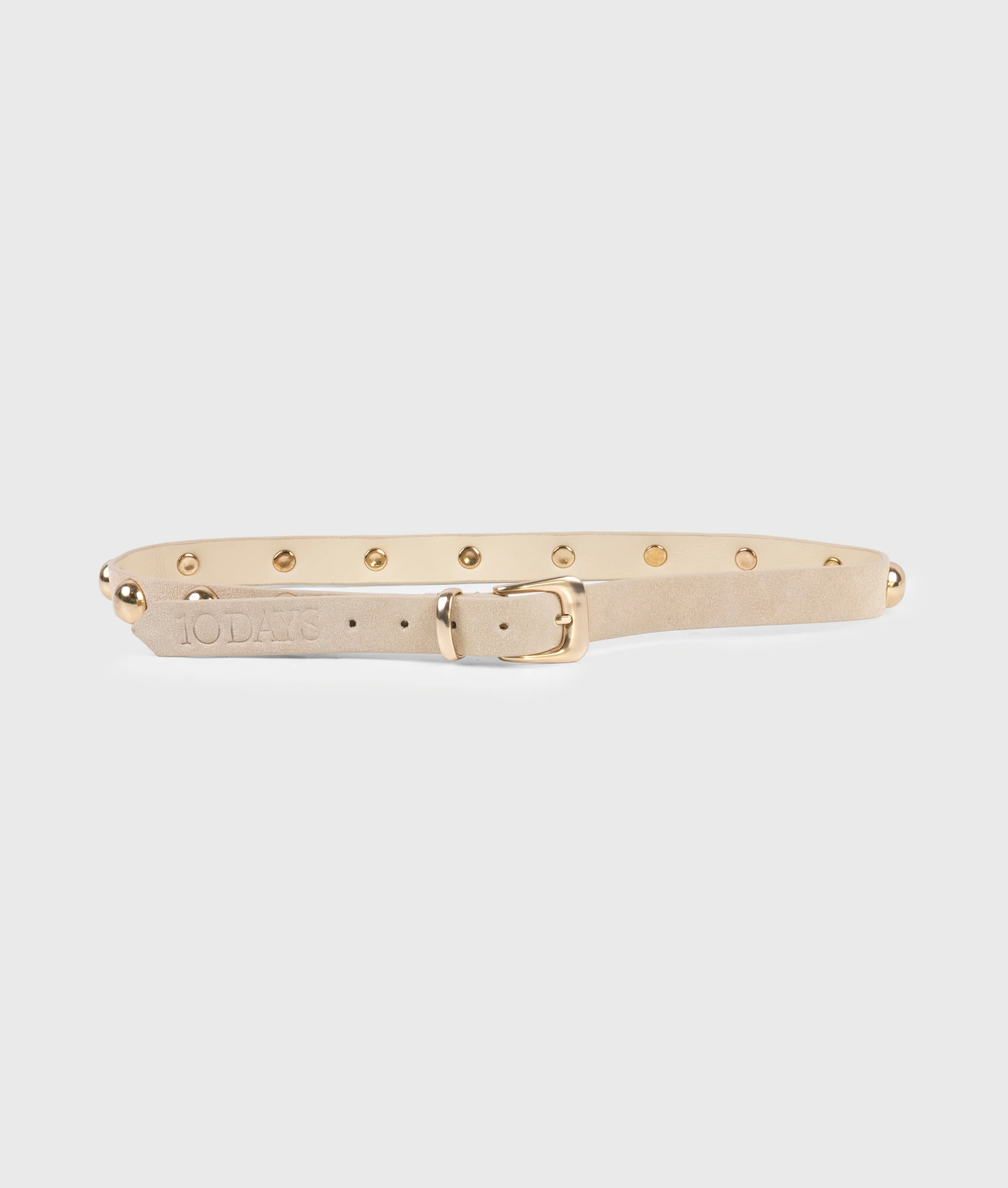suede belt studs | soft vanilla - Image 3