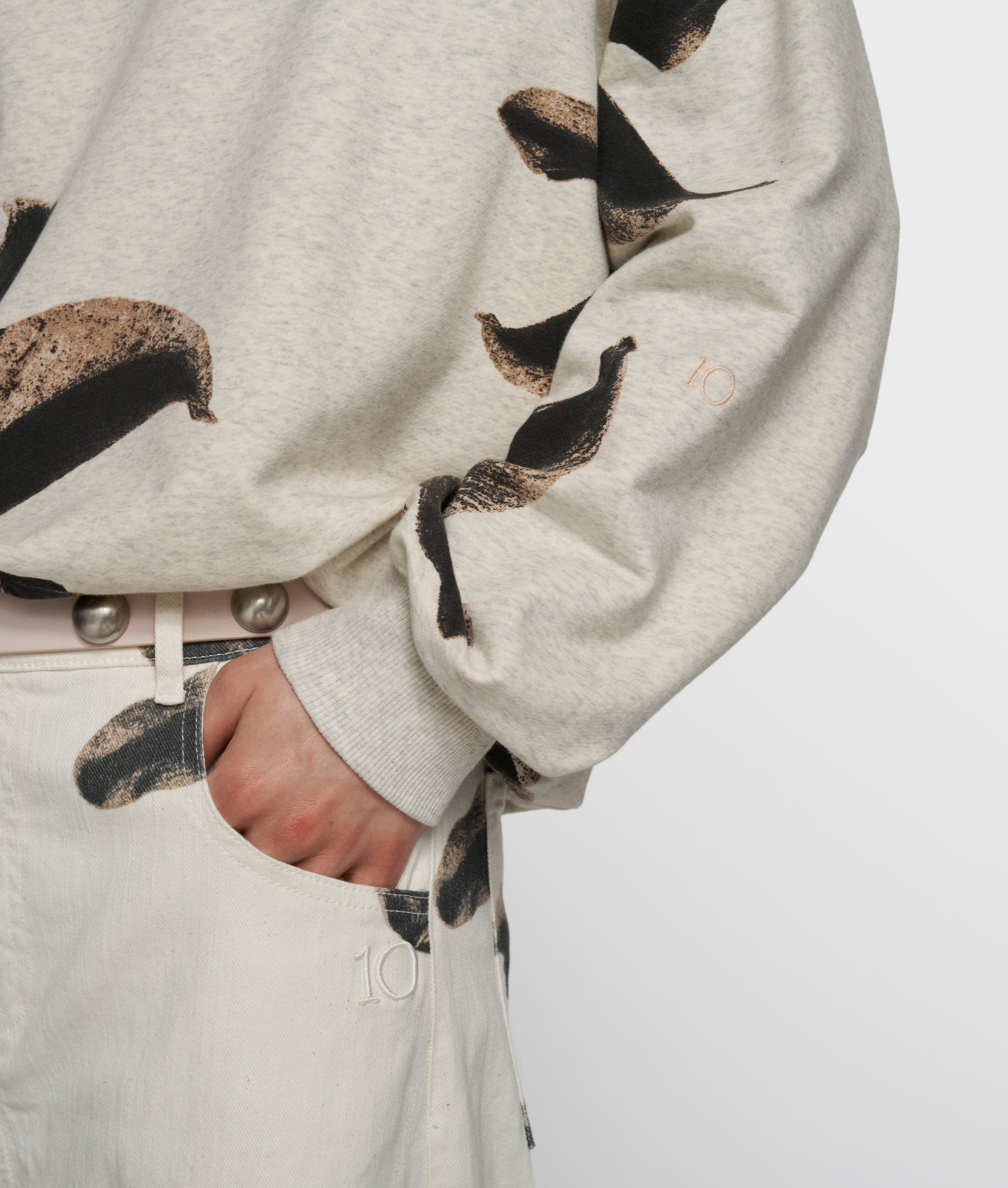sweater flower | soft white melee - Image 5
