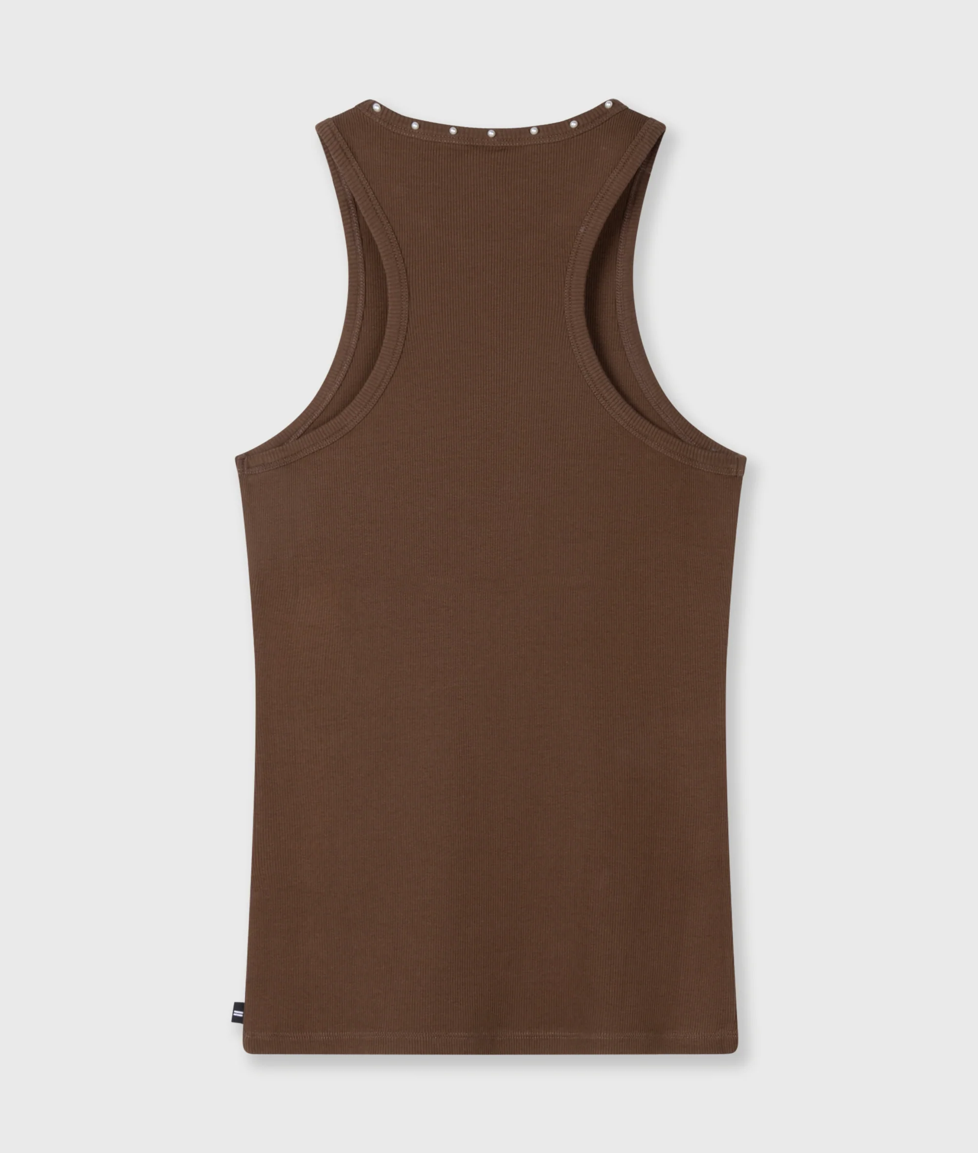 tank top pearls | dark truffle - Image 7