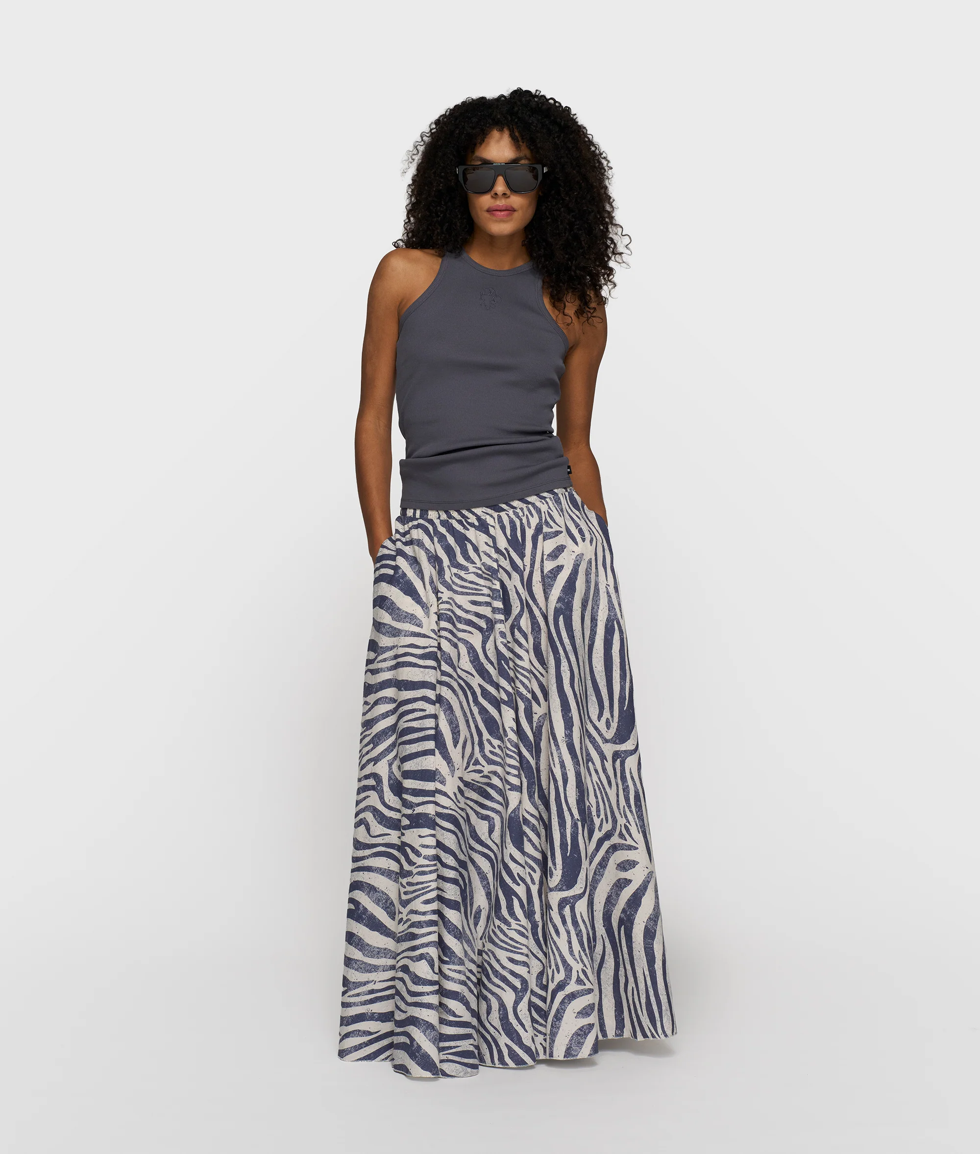tank top rib | steel blue - Image 3