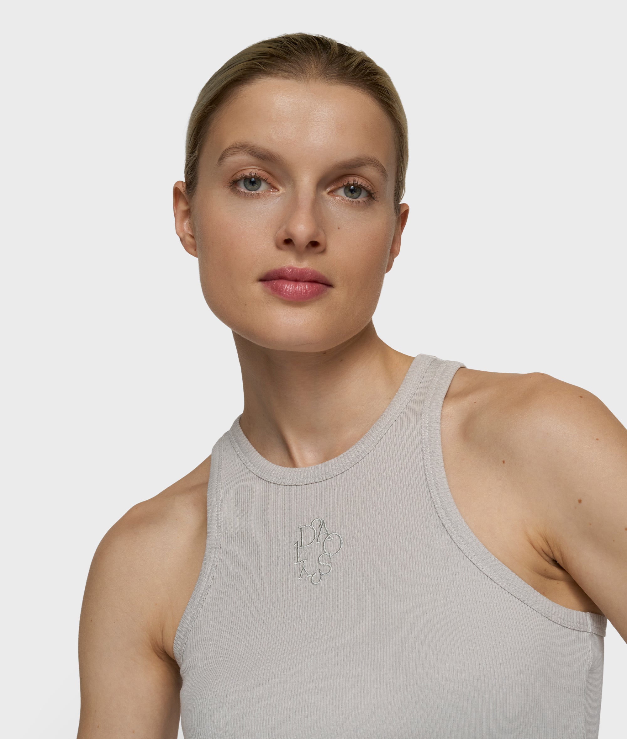 tank top rib | stone - Image 2
