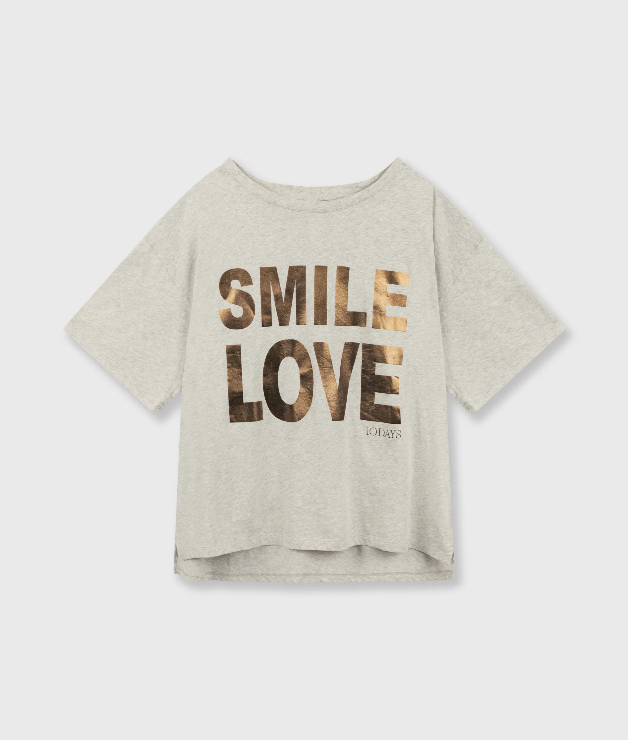 tee smile love | soft white melee - Image 7