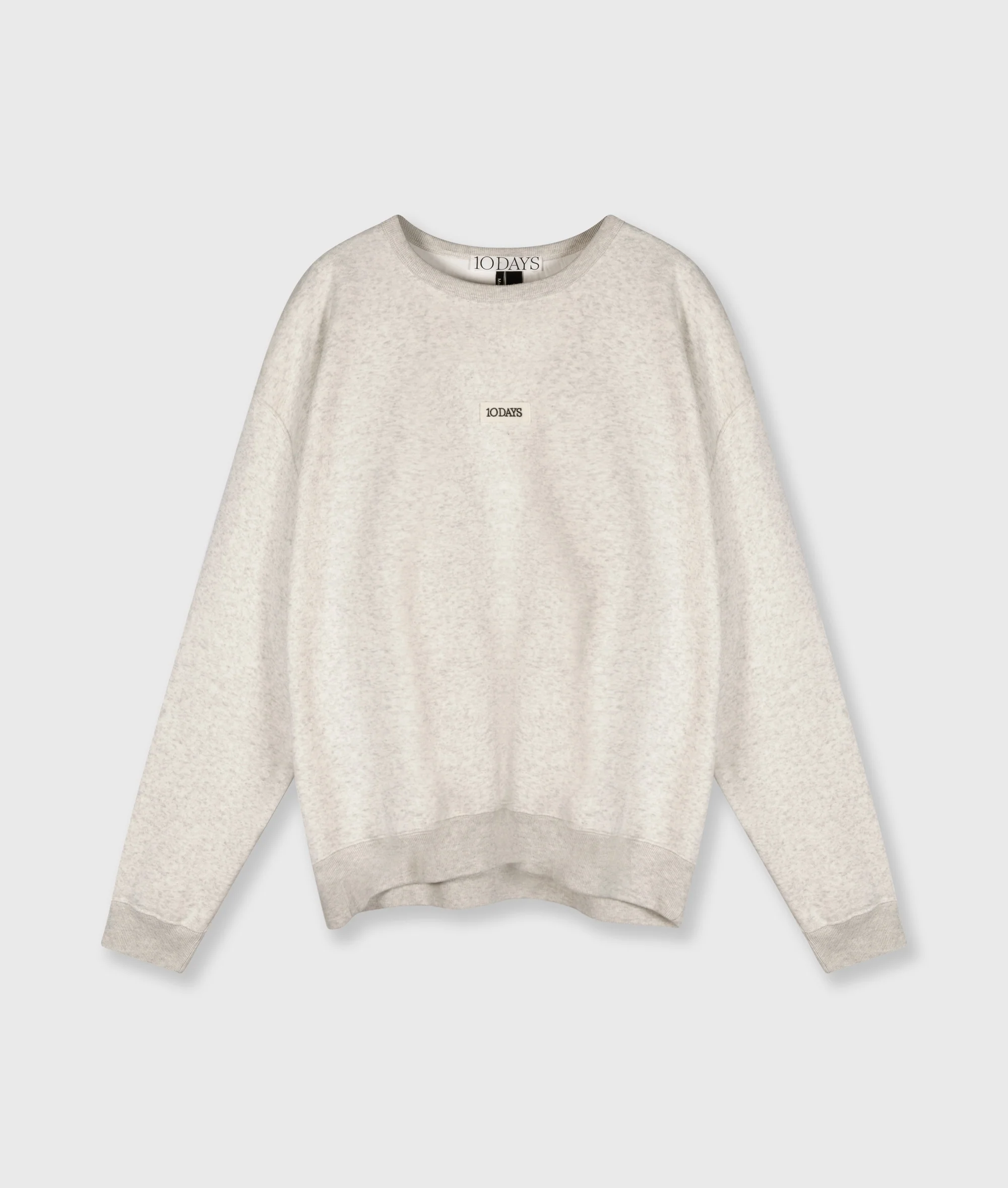 THE CLEAN STATEMENT SWEATER | soft white melee - Image 5