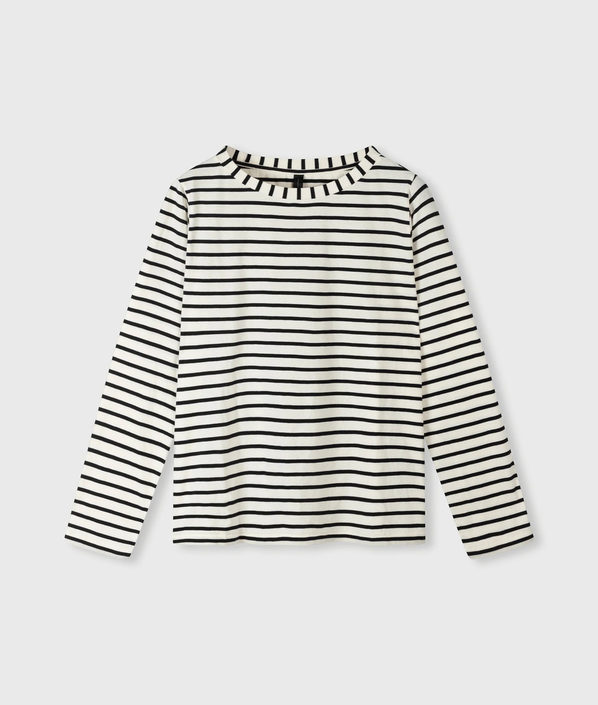 THE LONG SLEEVE TEE STRIPES | white/black - Image 6