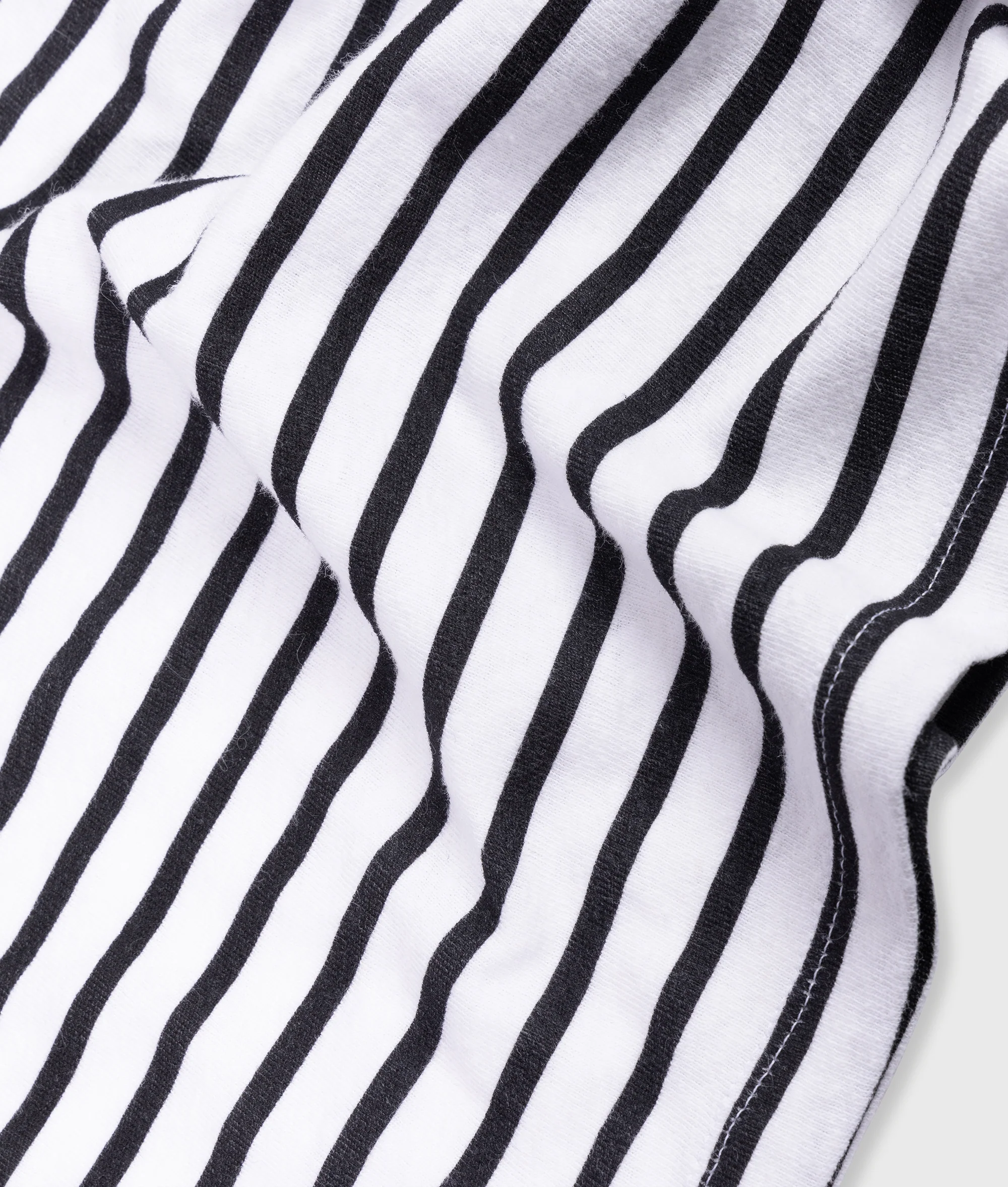 THE PETITE TEE STRIPES | white/black - Image 8