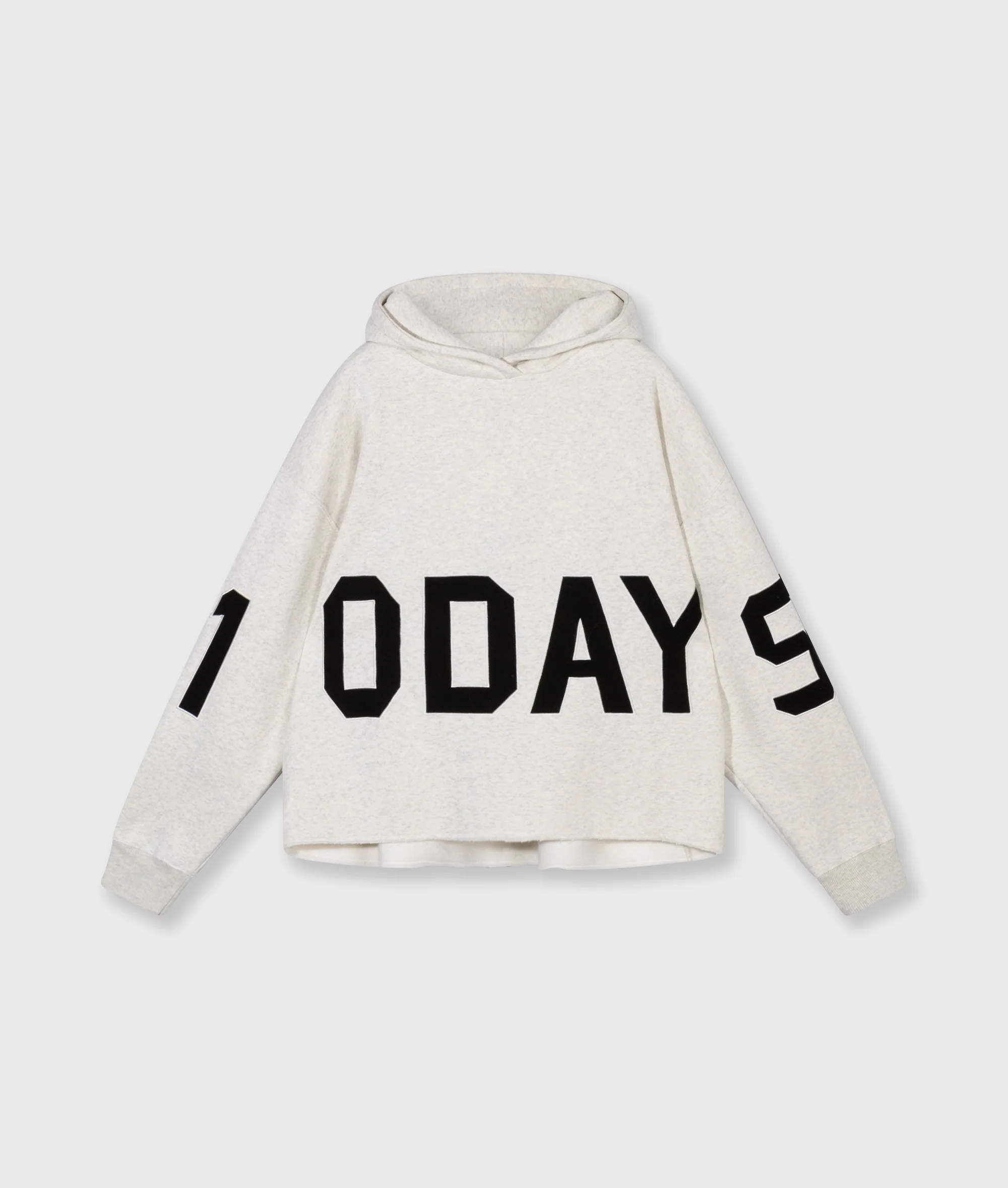 THE STATEMENT LOGO HOODIE | soft white melee - Image 5