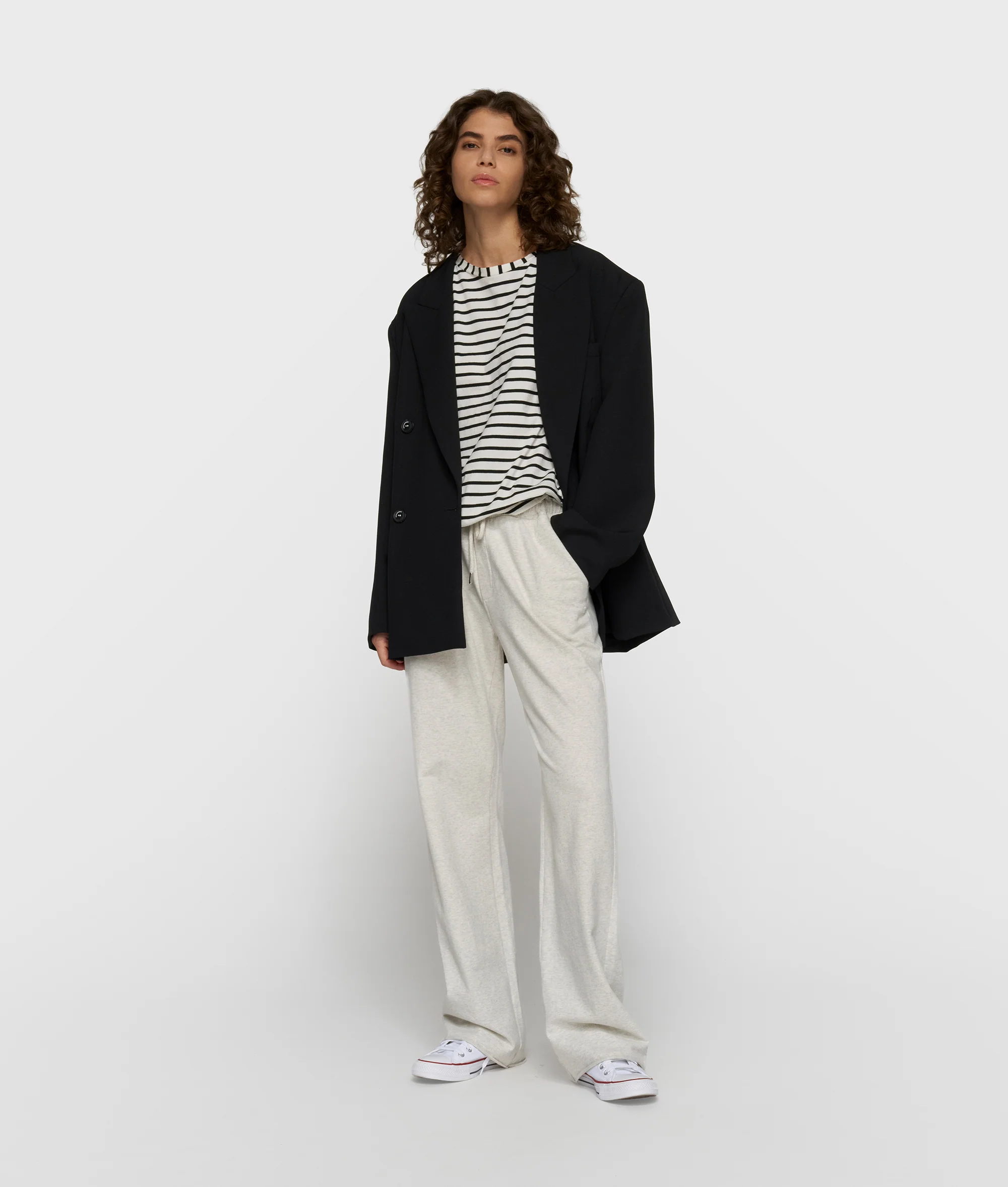 THE TEE STRIPES | white/black - Image 3