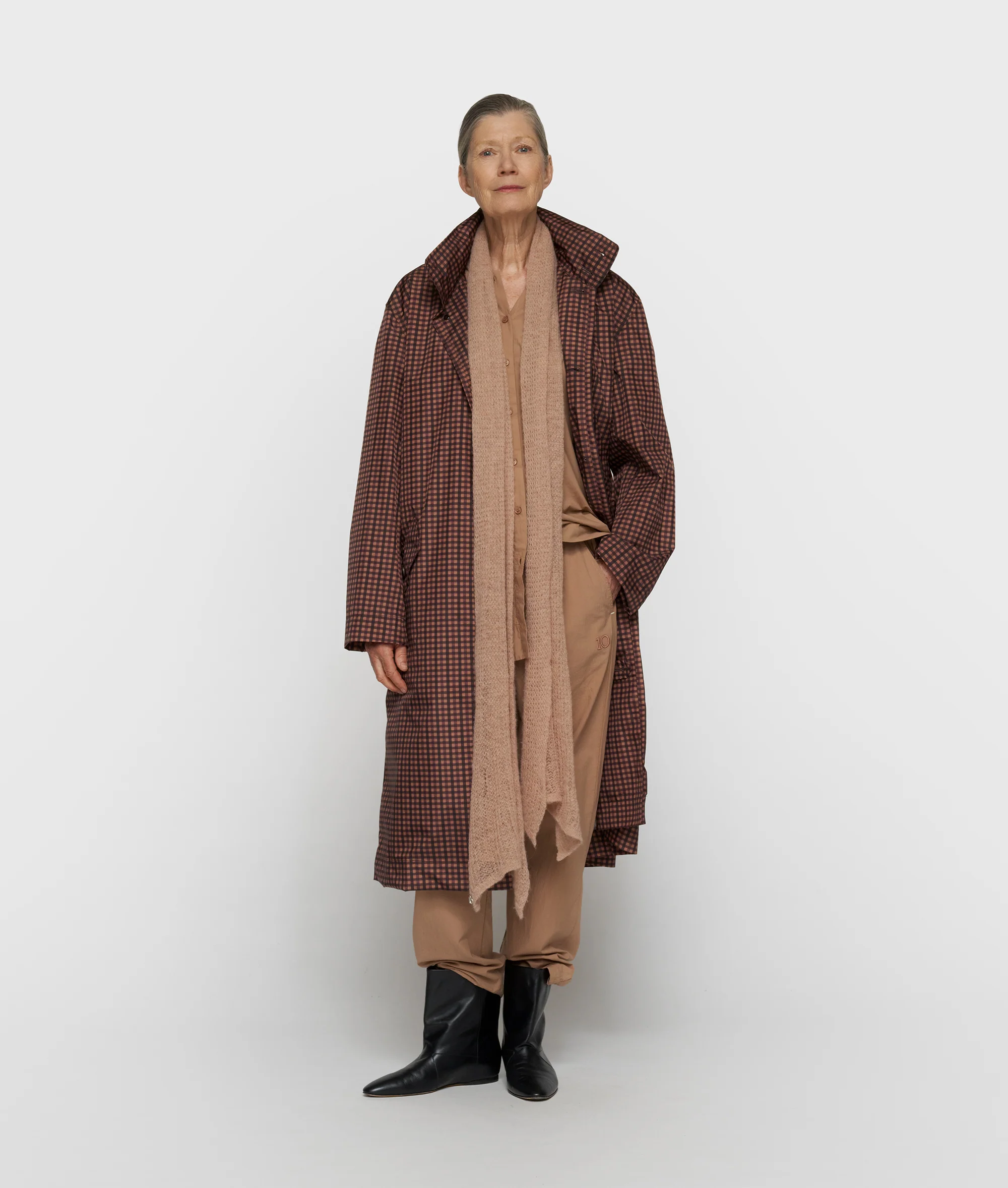the wetlook coat | light fudge - Image 7