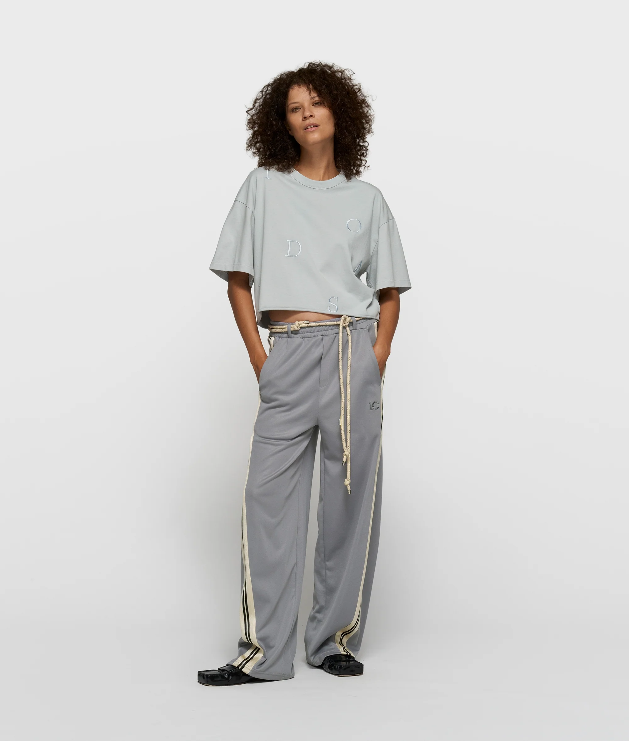 thick cotton tee 10DAYS | clean blue - Image 3