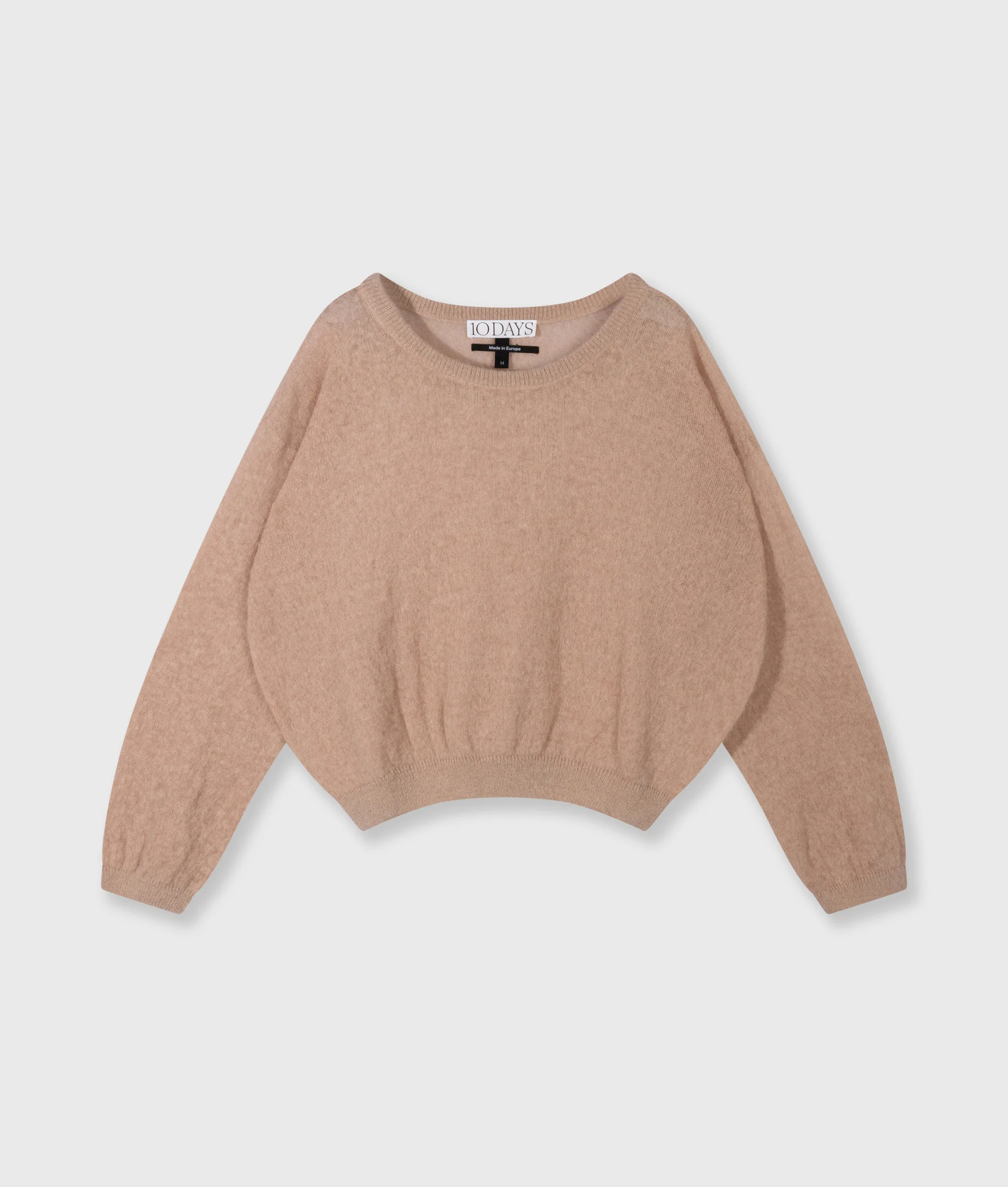 thin knit sweater | light fudge - Image 5