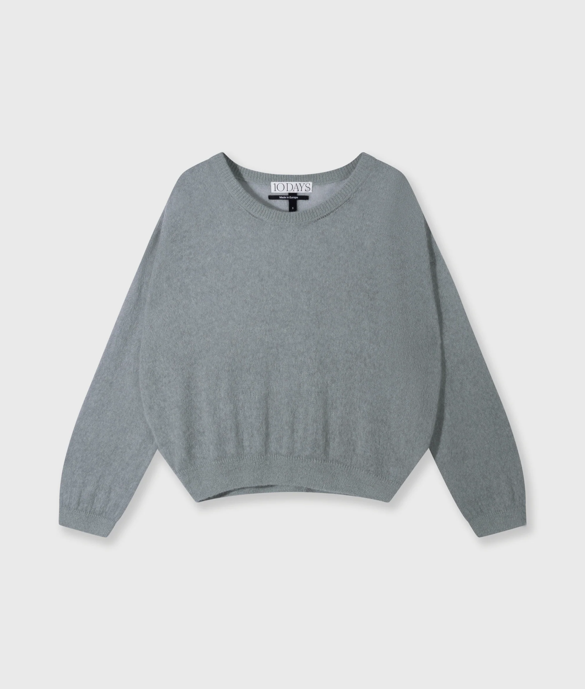 thin knit sweater | light graphite - Image 5