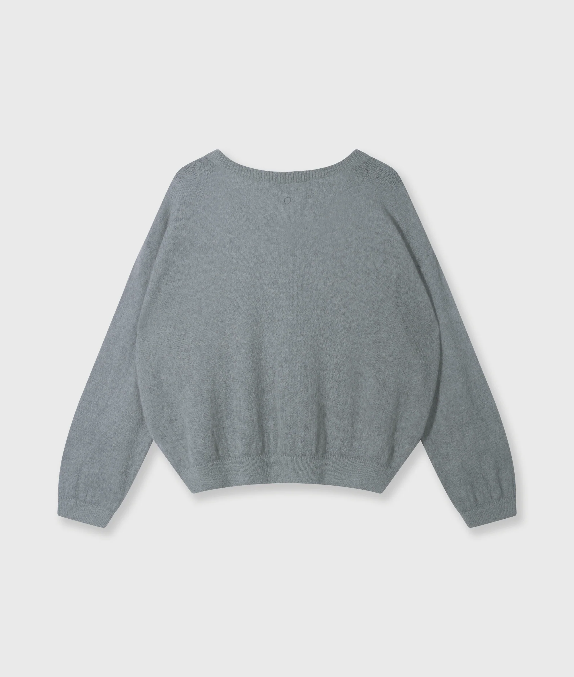 thin knit sweater | light graphite - Image 6