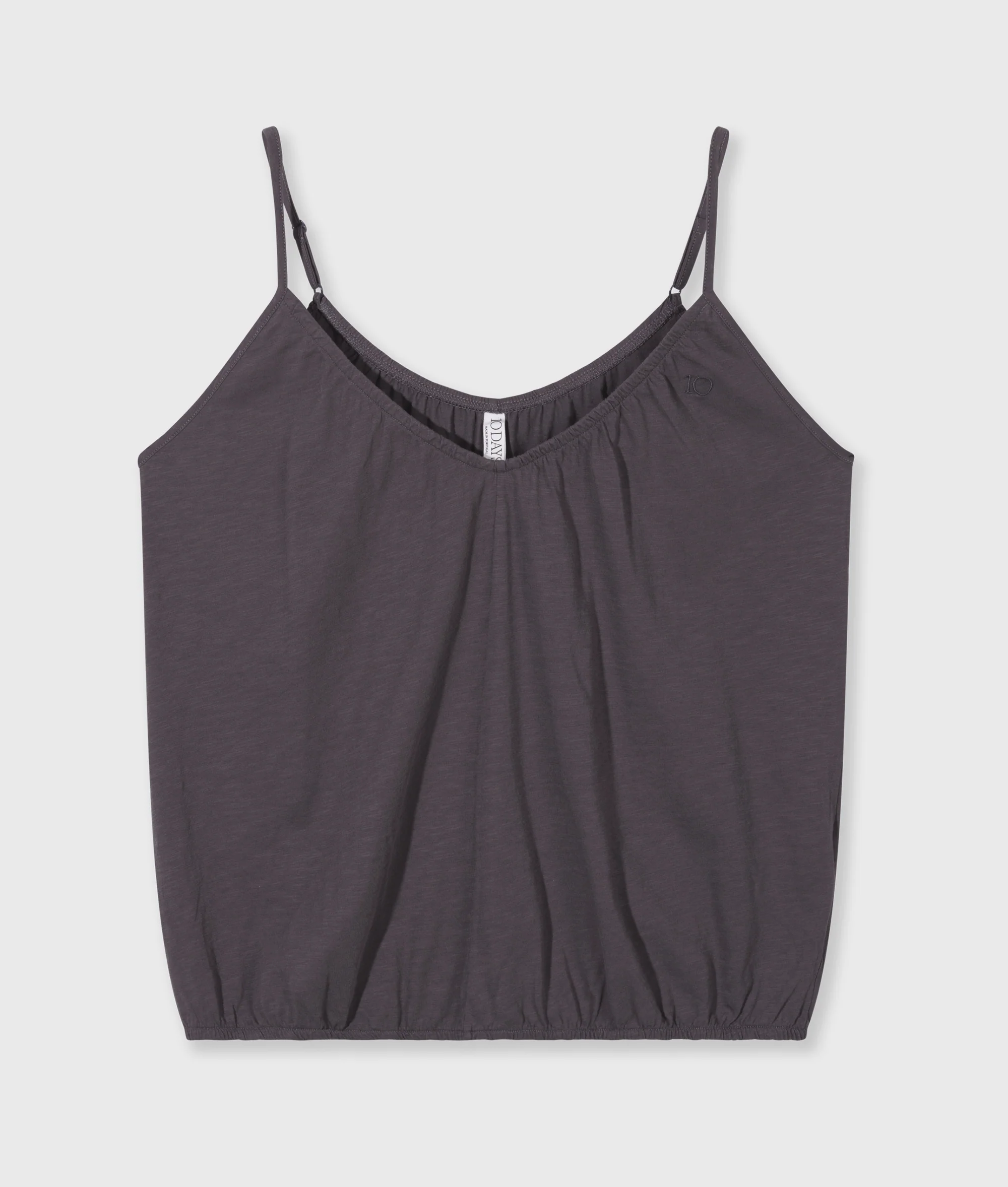 top gathered neck | steel blue - Image 5