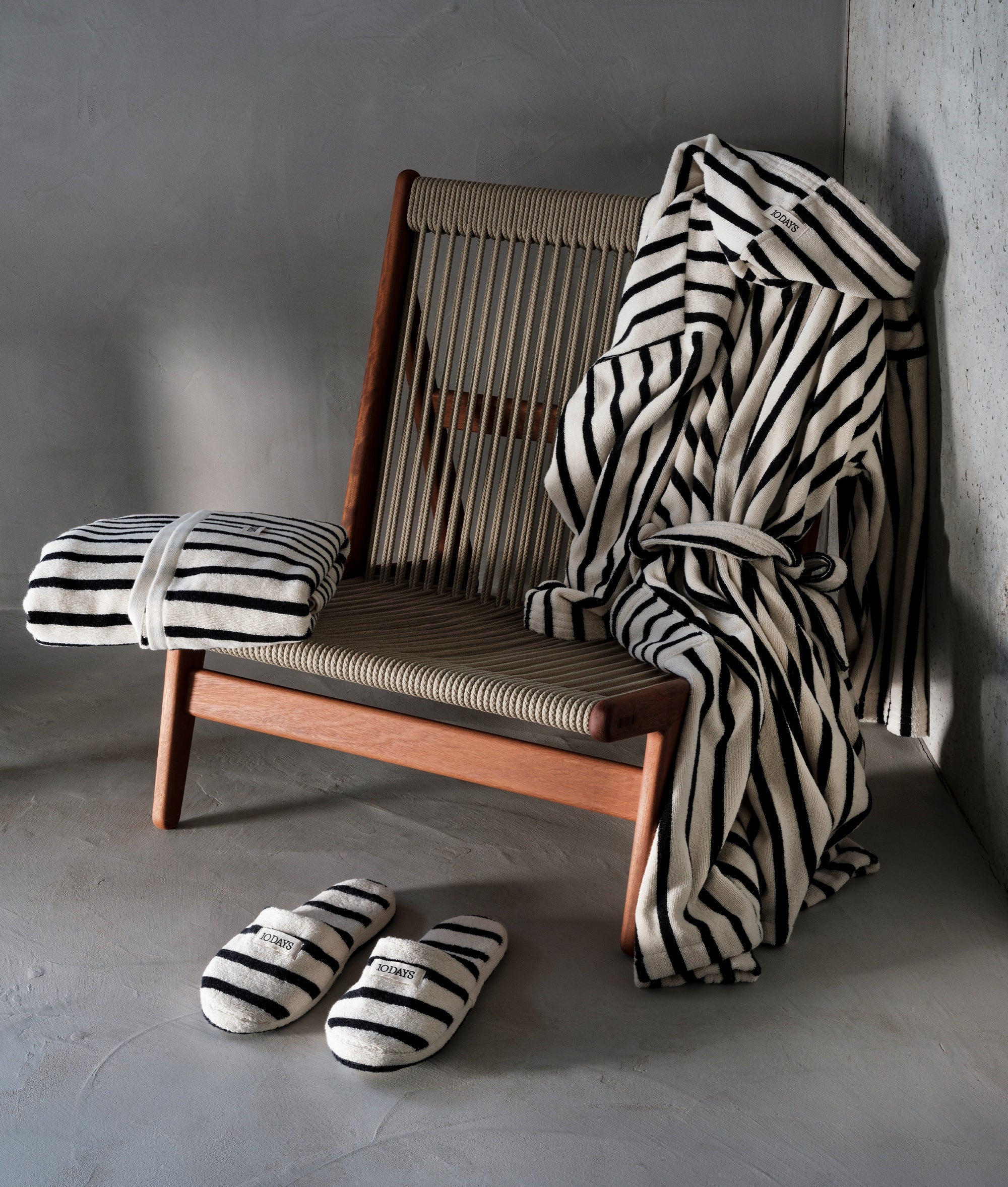 towel stripes | ecru/black - Image 5