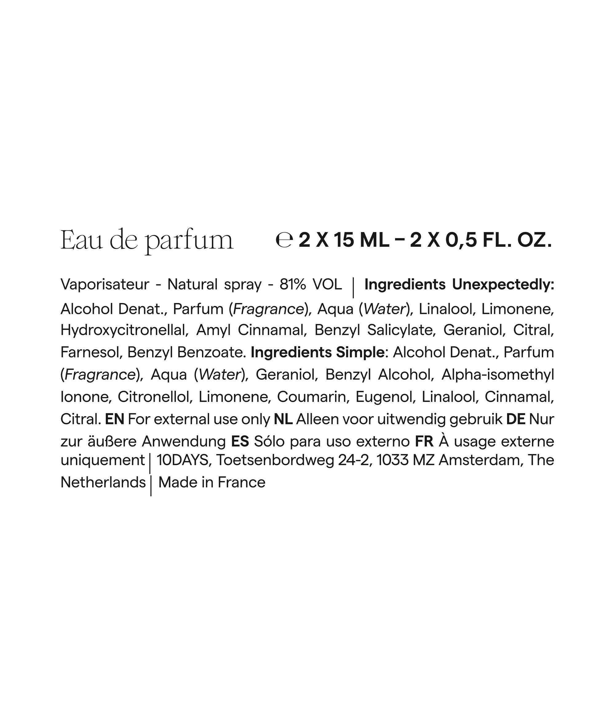 travel set unexpectedly simple eau de parfum | multicolor - Image 6