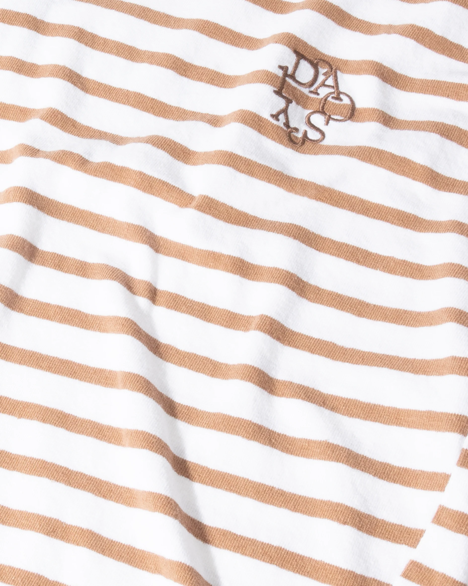 v-neck tee stripes | white/fudge - Image 8