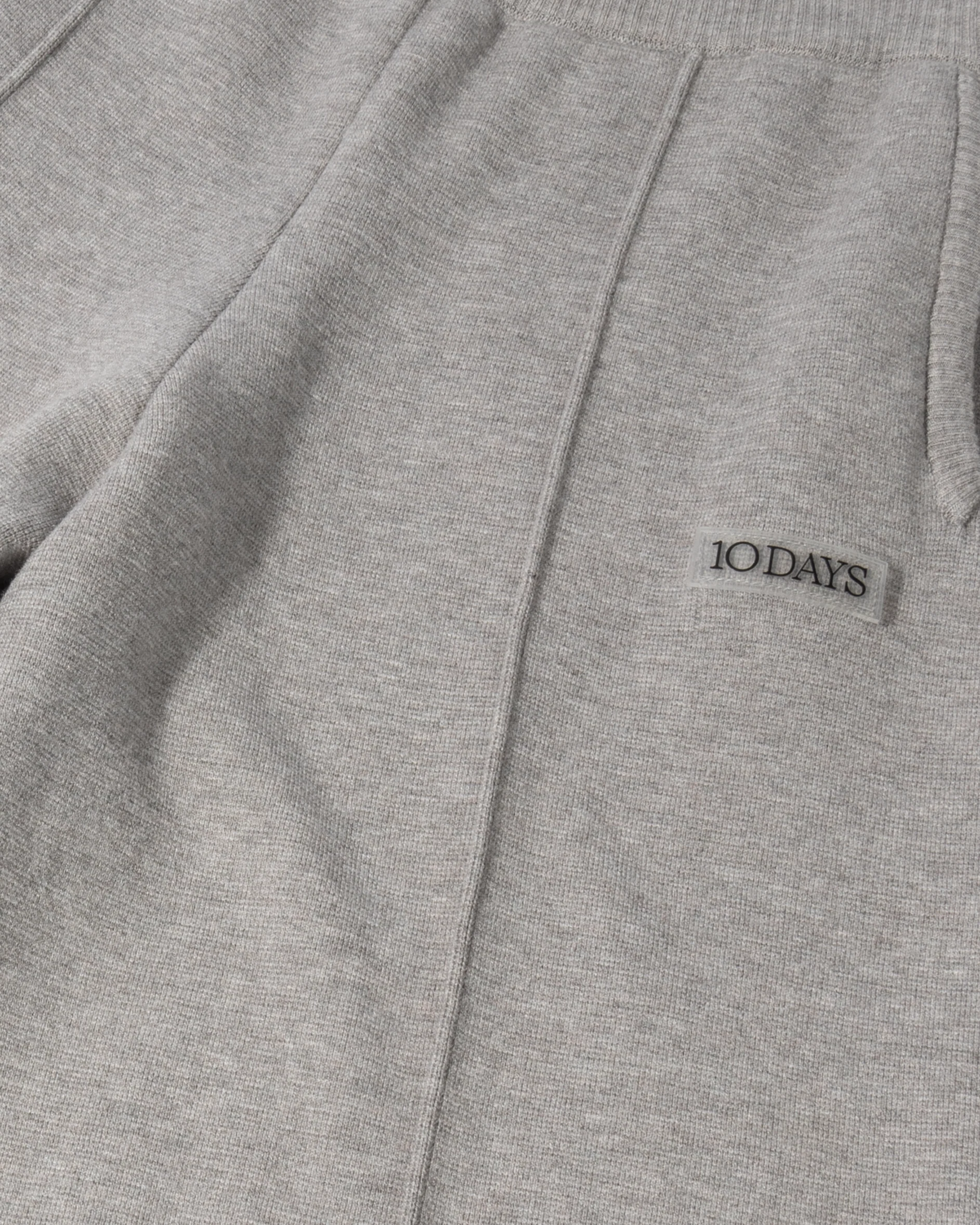 western knit pants | grey melee - Image 9