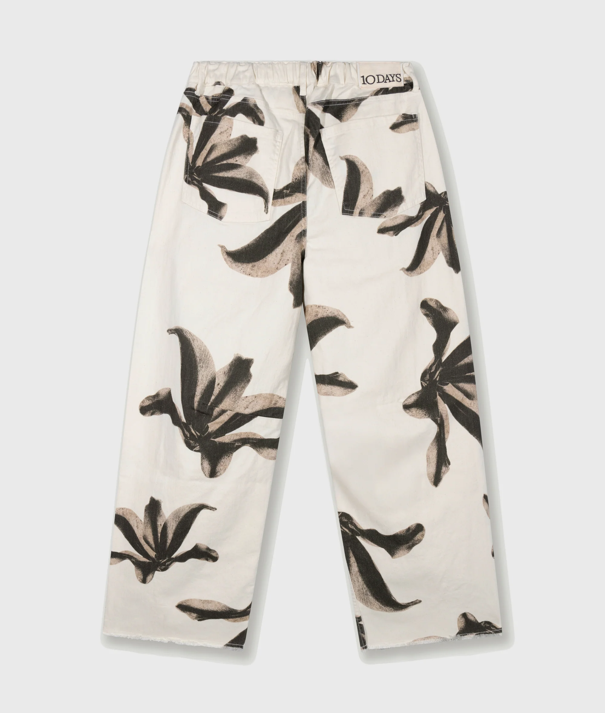 western pants flower | ecru - Image 7