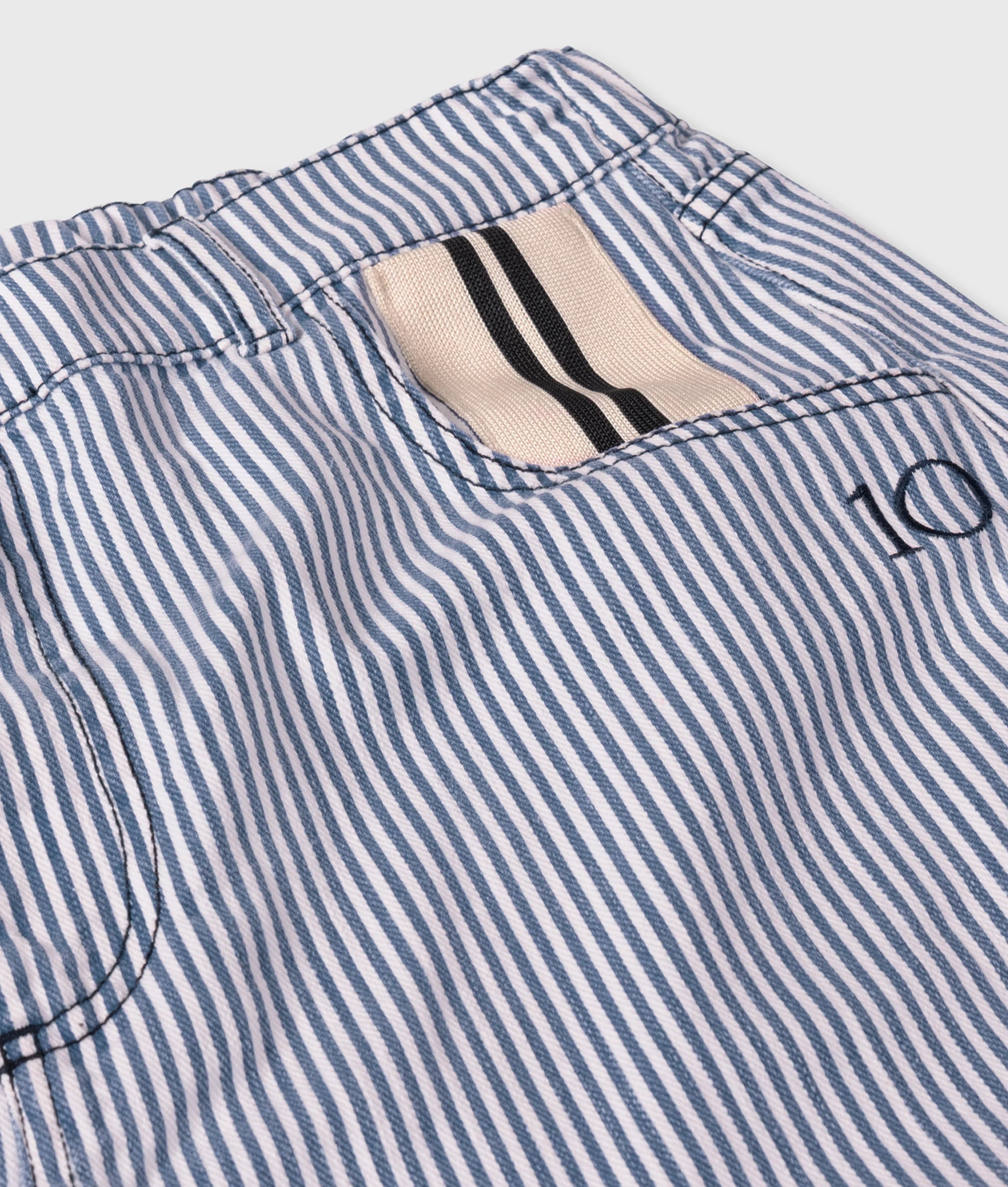 western pants stripes | white/blue - Image 8