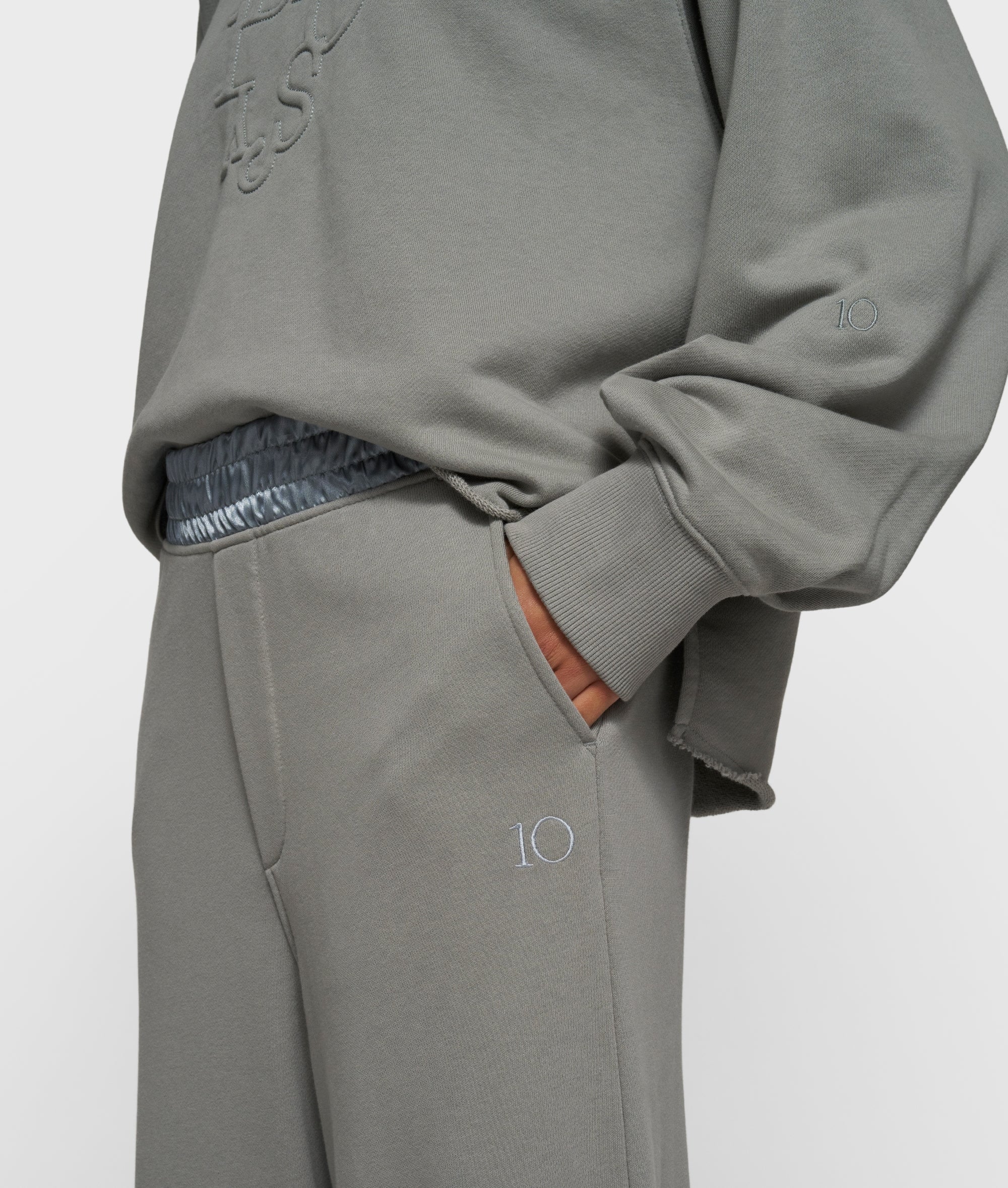 wide jogger | light graphite - Image 4