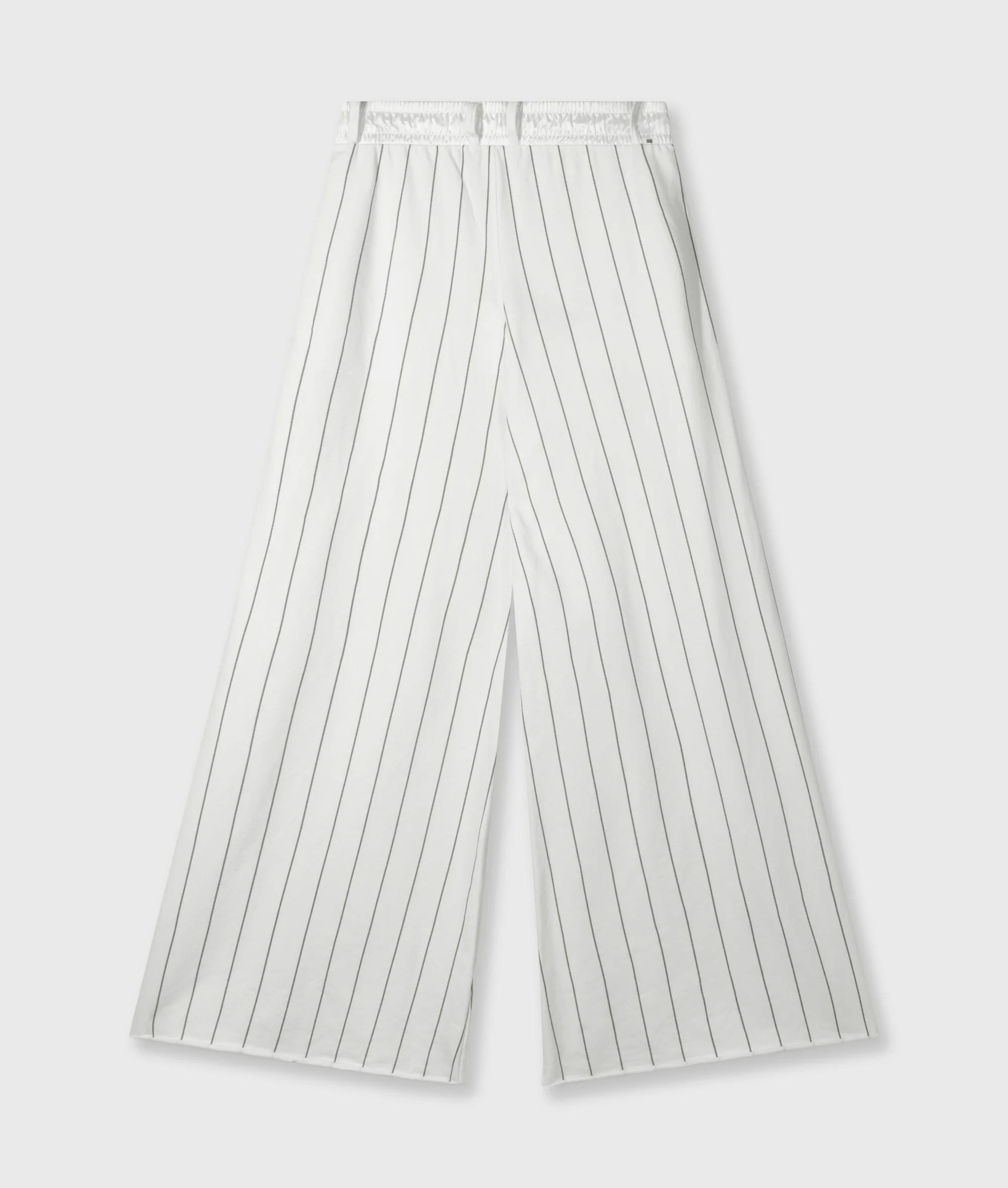 wide jogger pinstripe | ecru - Image 6