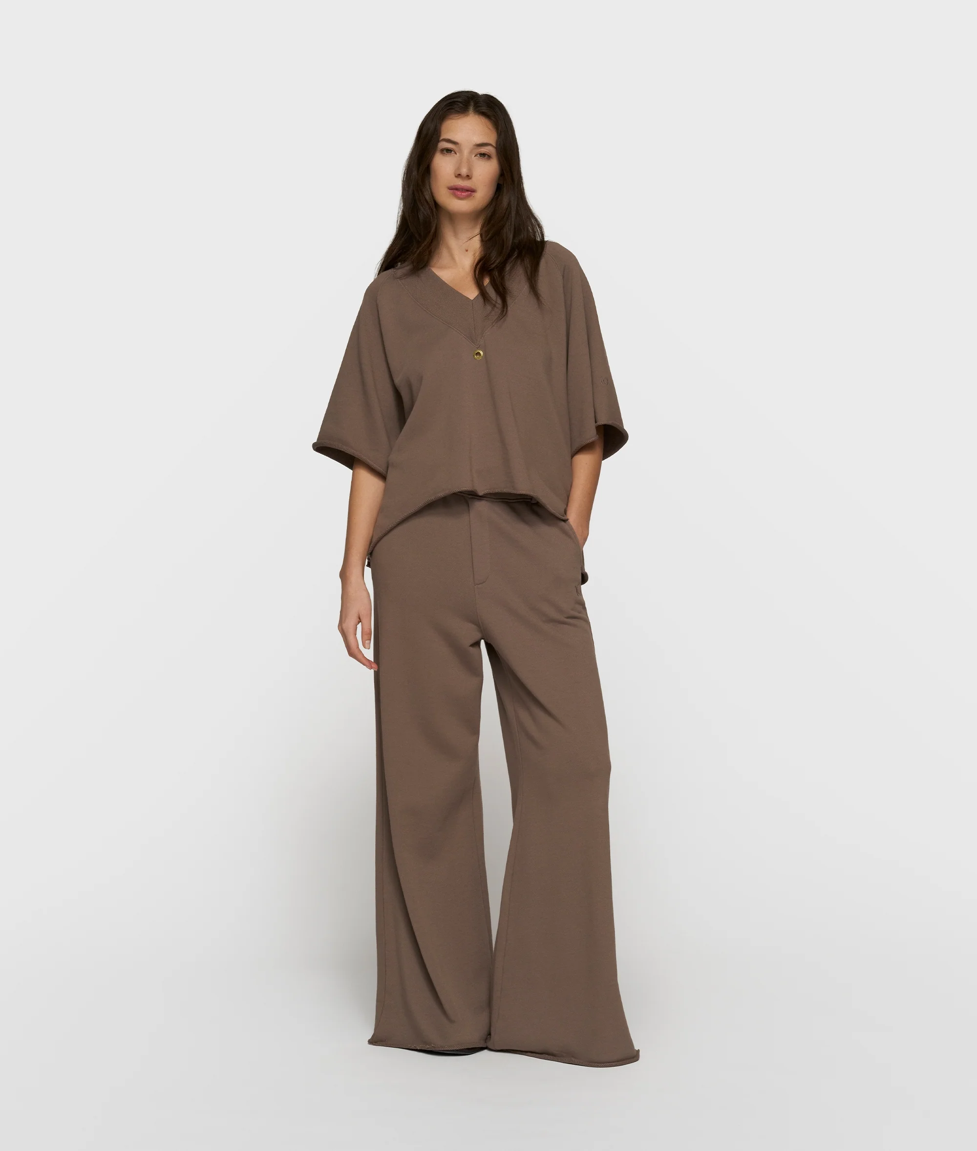 wide leg jogger | moonrock