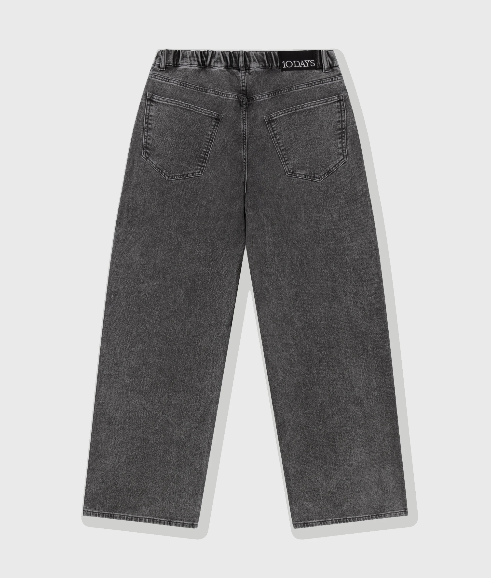 wide pants jog denim | black - Image 6
