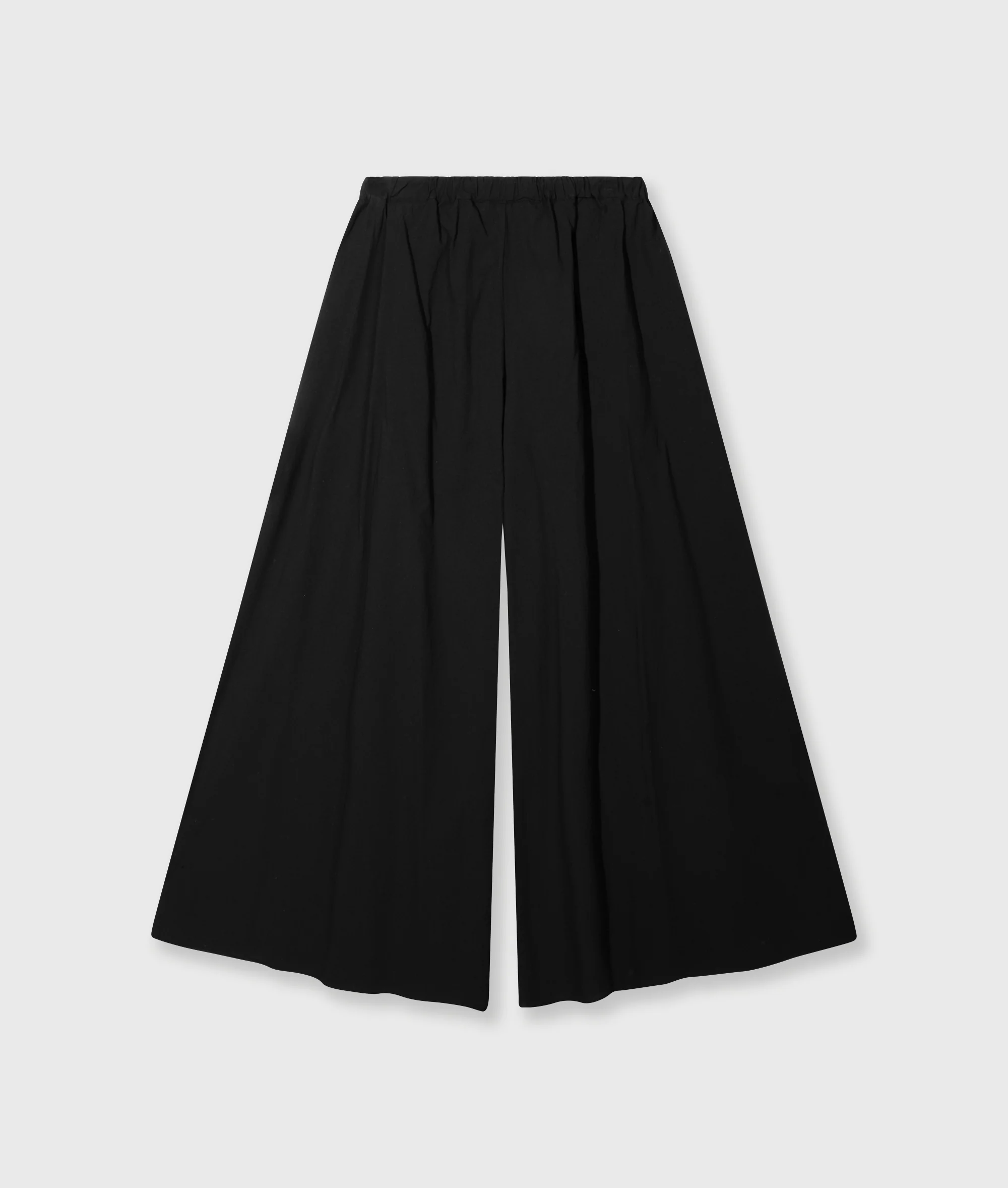 wide pants poplin | black - Image 6