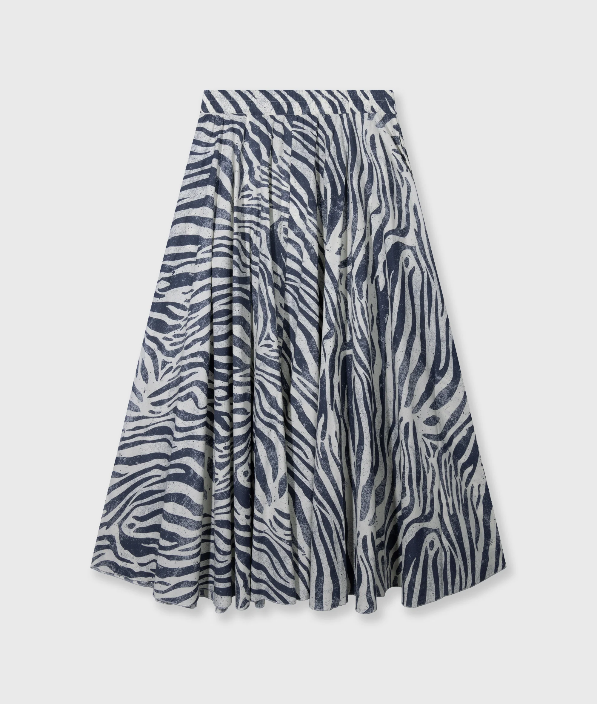 wide skirt zebra voile | light vanilla - Image 6