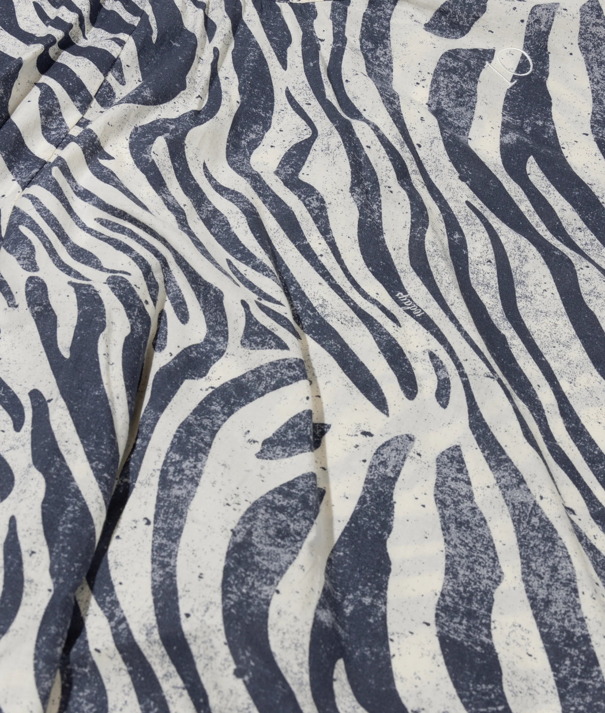 wide skirt zebra voile | light vanilla - Image 7