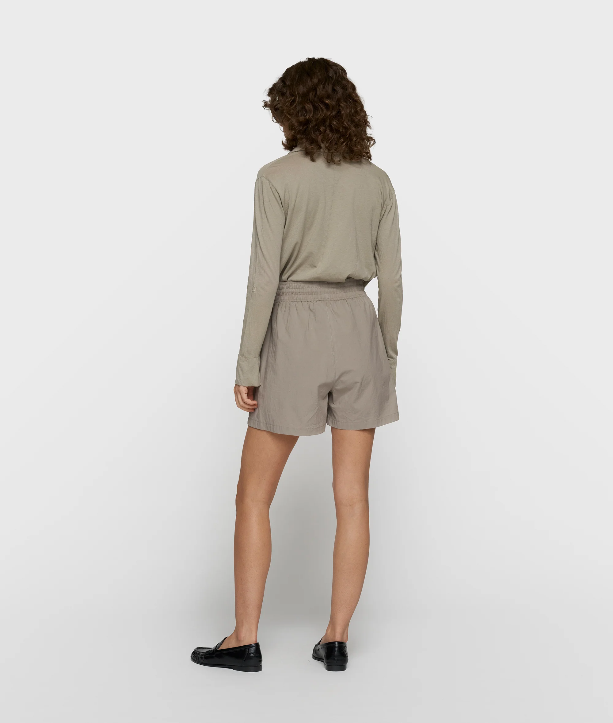 wrap blouse | fog - Image 4