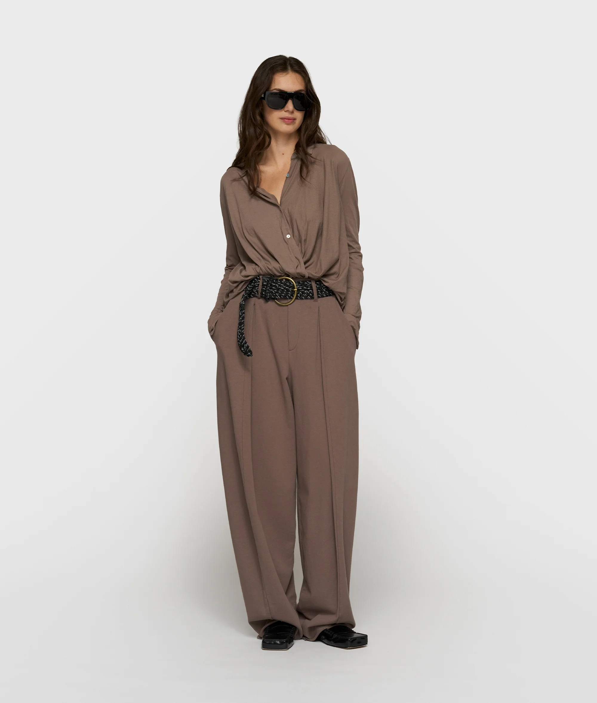 wrap blouse | moonrock - Image 3