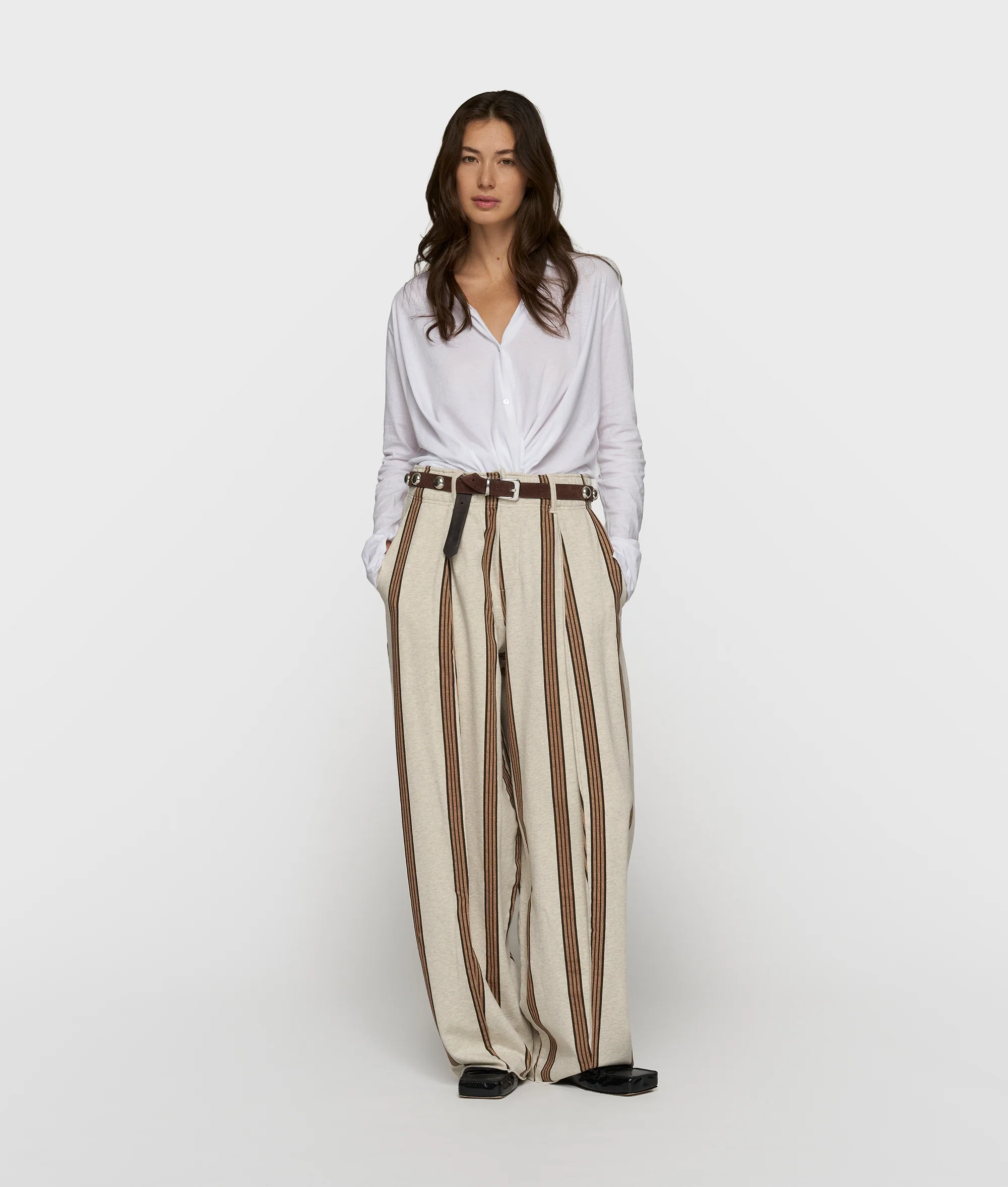 wrap blouse | white - Image 3