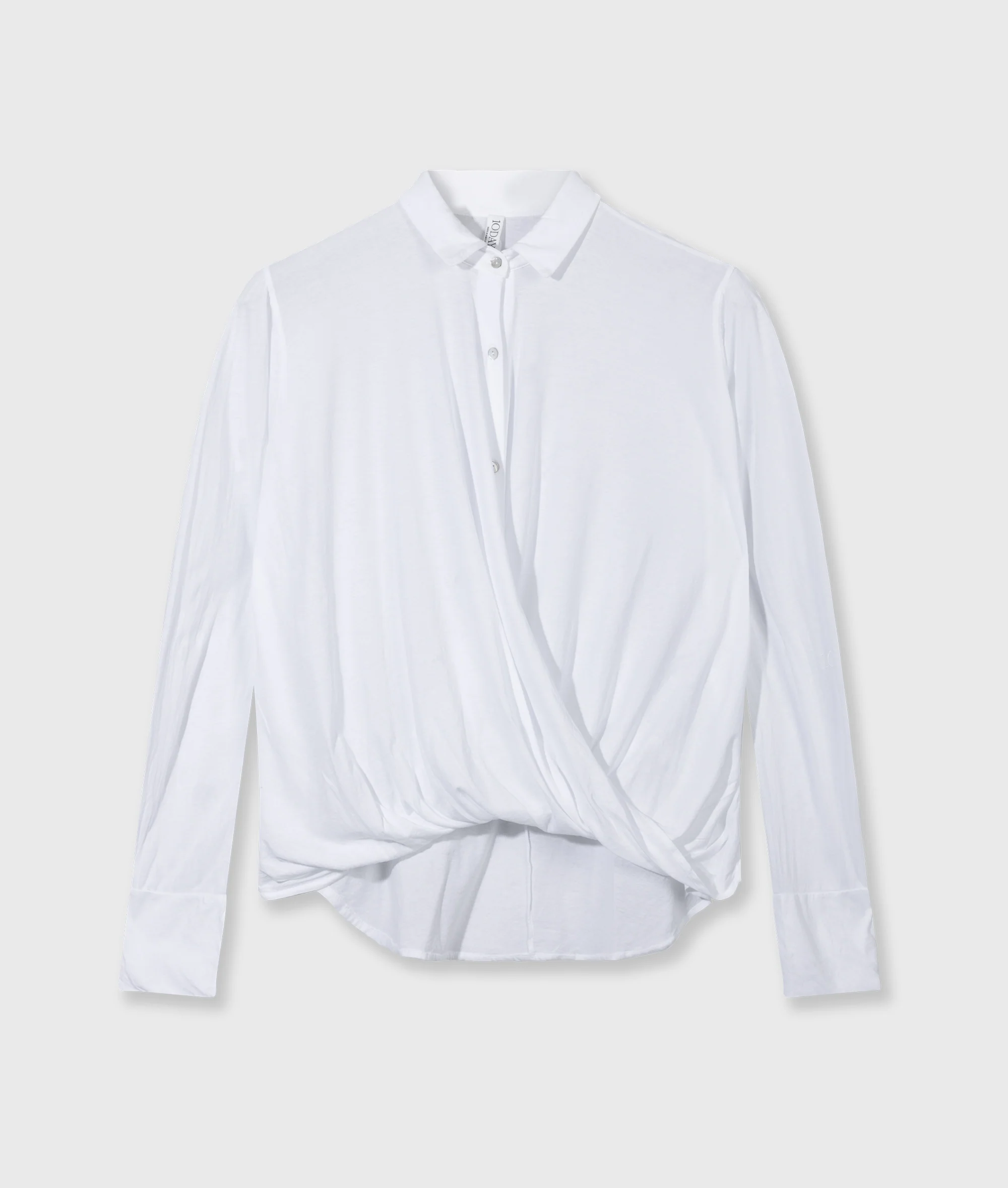 wrap blouse | white - Image 5