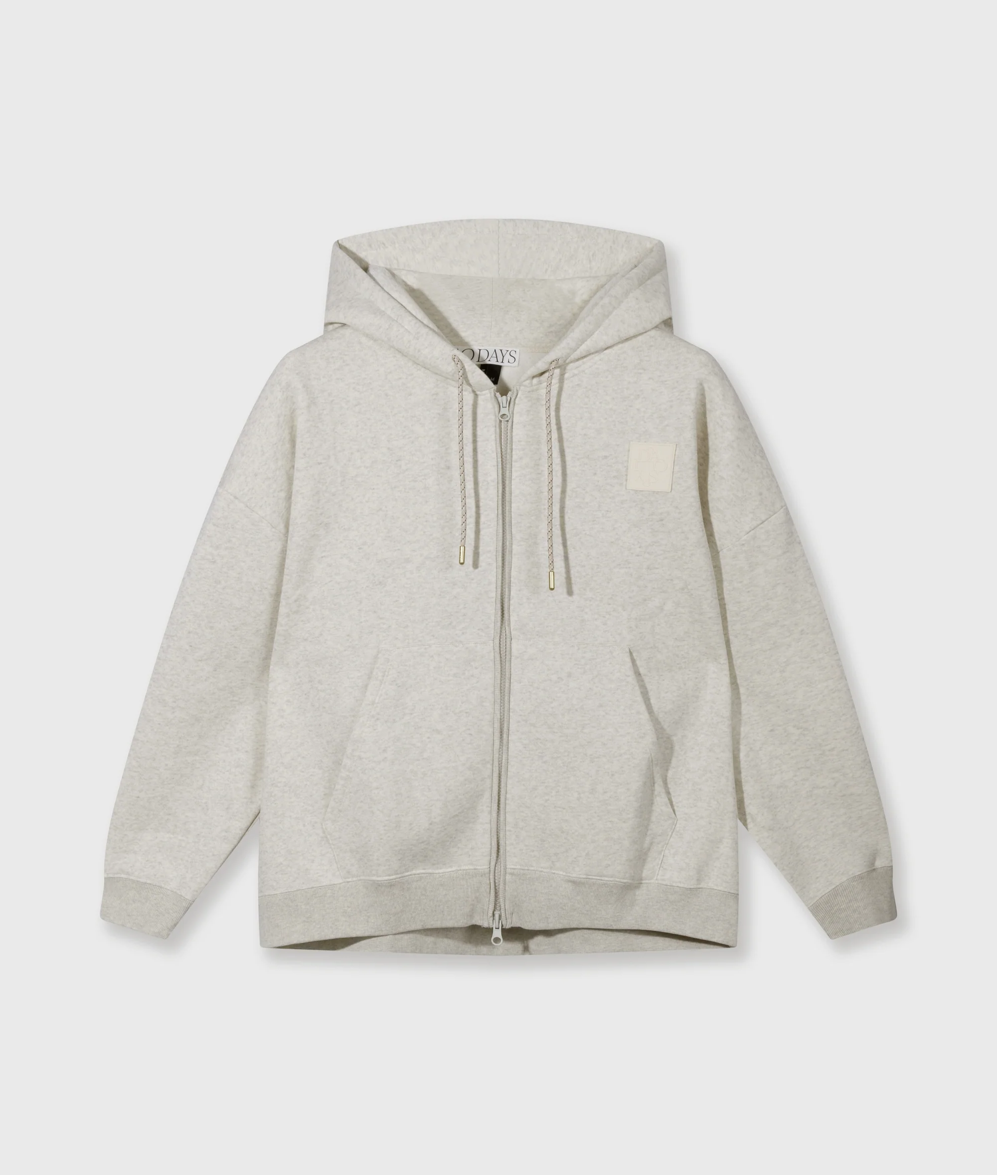 zip cardigan | soft white melee - Image 5